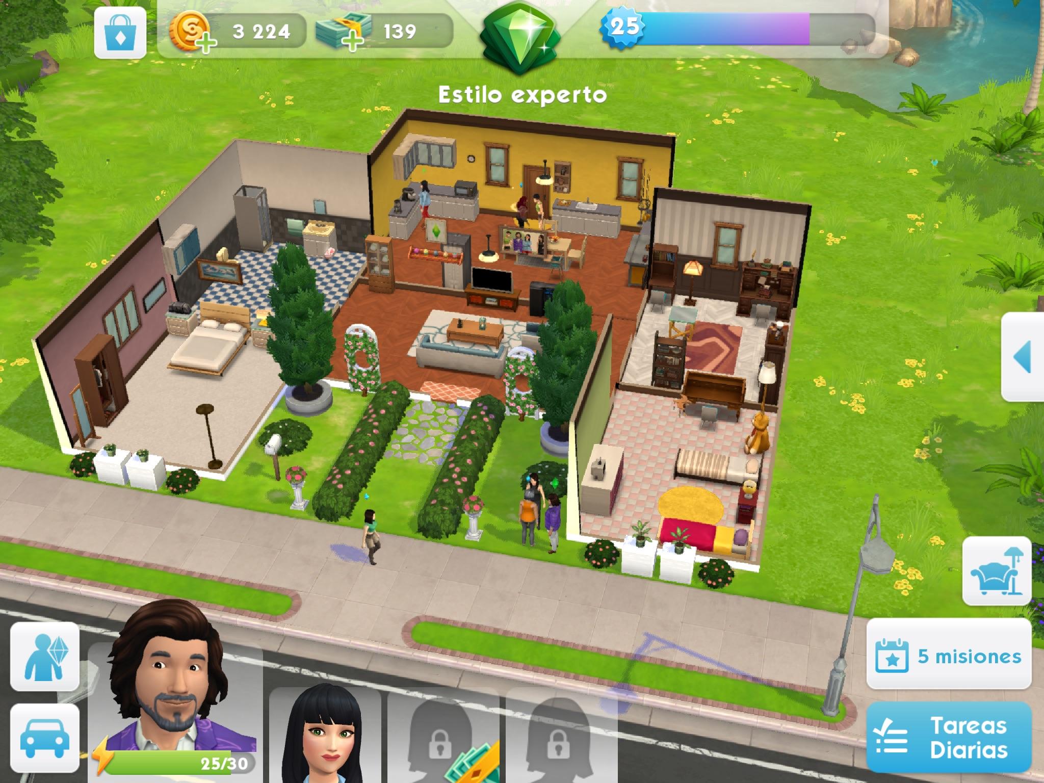 This is how my Sims house is doing. I started a month ago and I’m