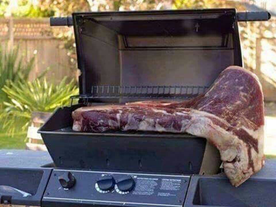 Im going to need a bigger grill. r/funny