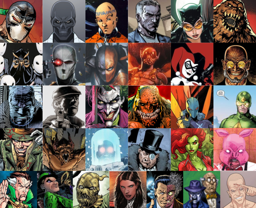 Reddit's Favorite Batman Villain Round 1 (Notes and voting link in