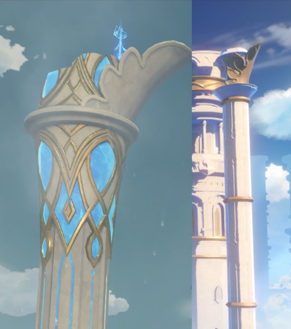 I found the place where the column on the top of Dragonspine came from