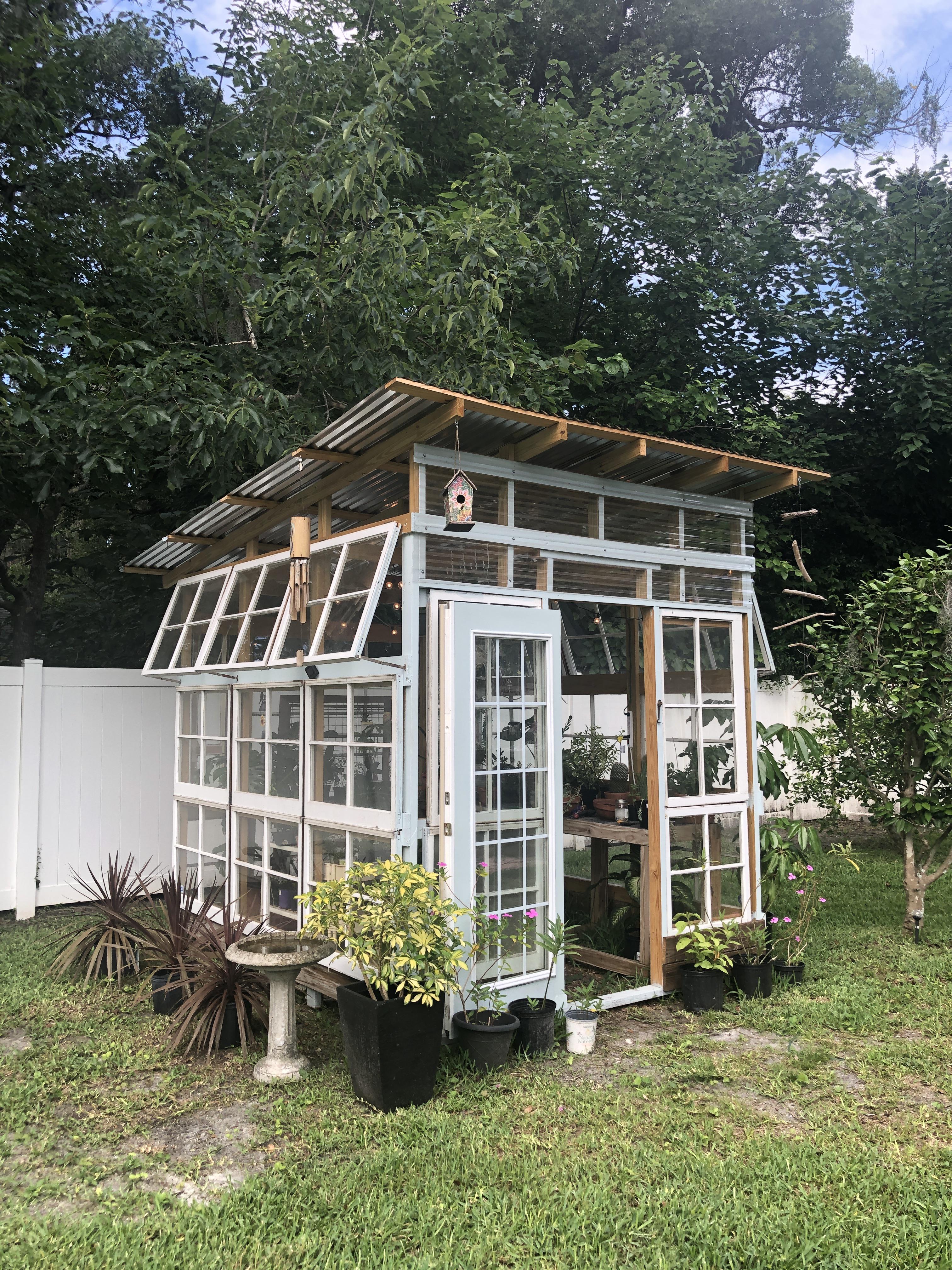 My outside oasis! r/Greenhouses