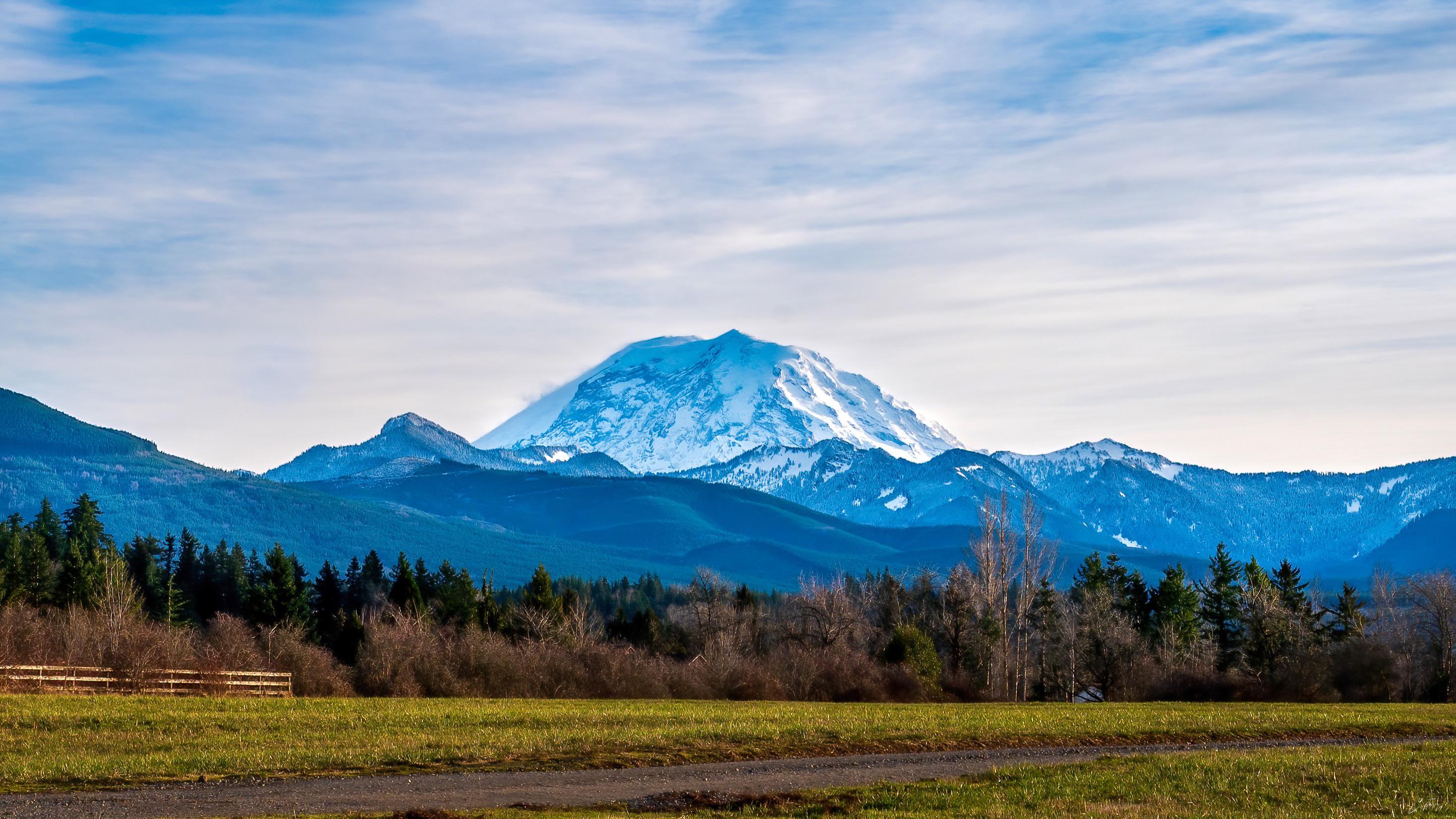 Lovely View from Enumclaw Today r/Washington