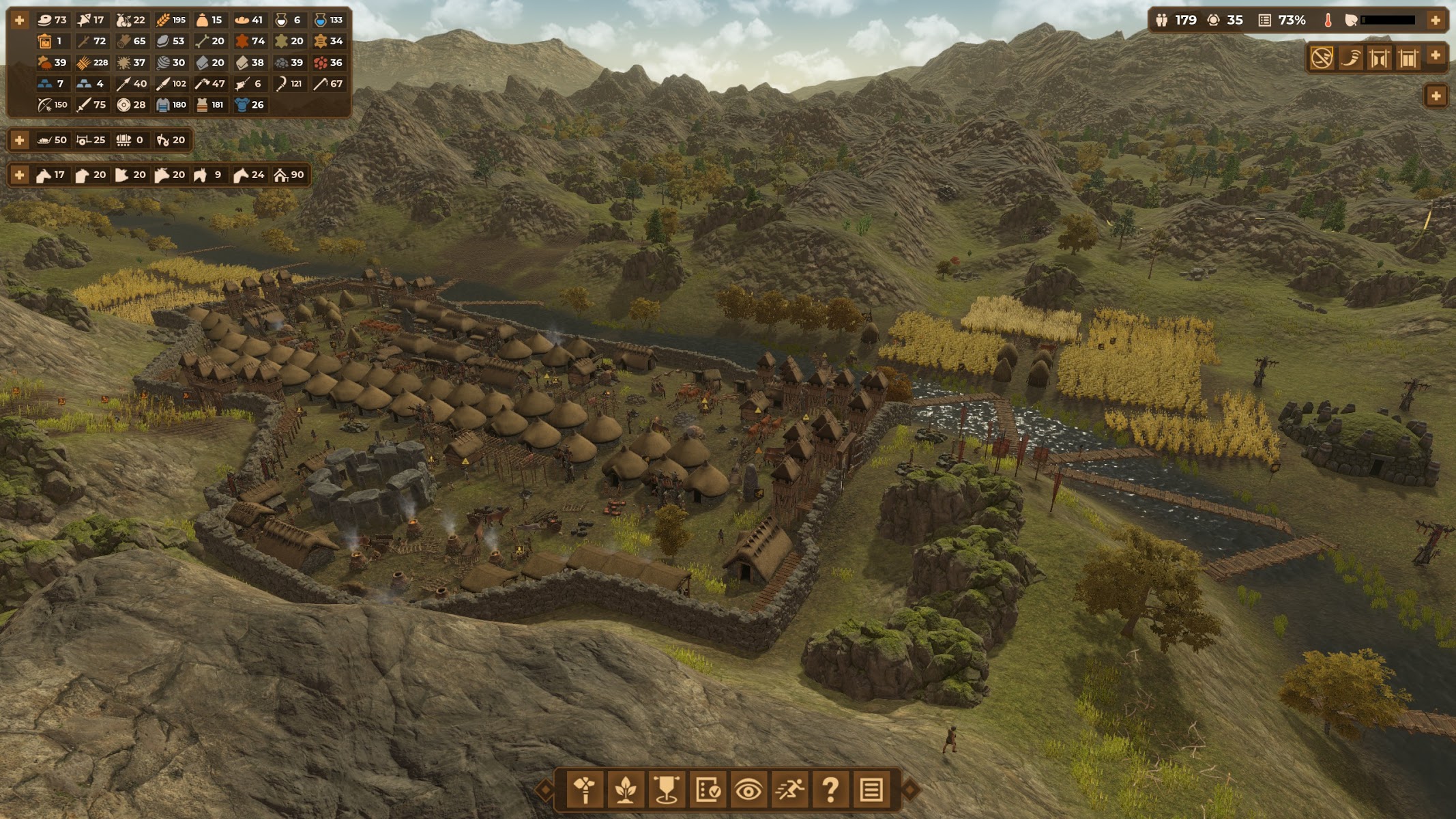 A relaxing all milestone continental dawn village r/DawnofMan