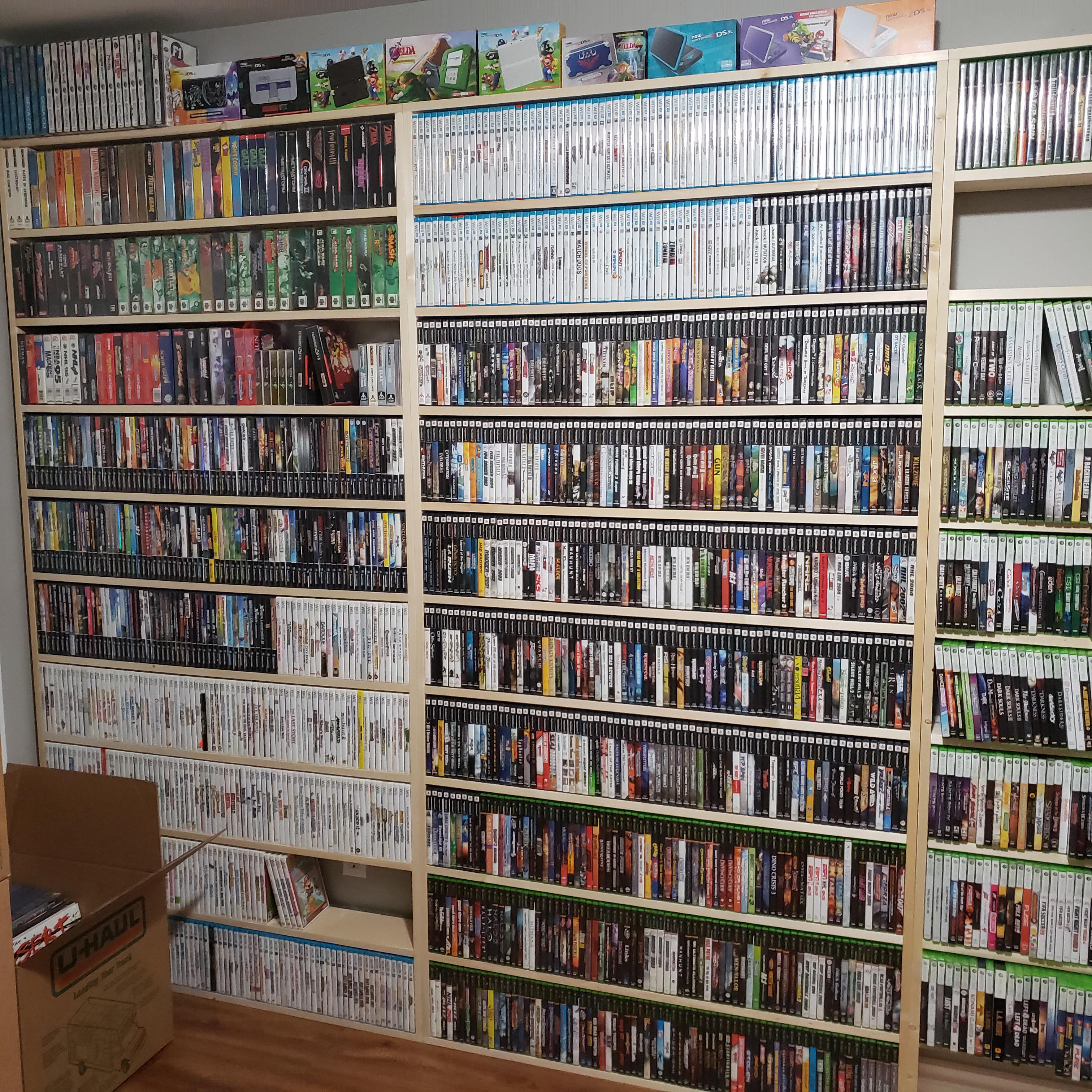 Here's an update to the shelves I posted a while back, built a few more