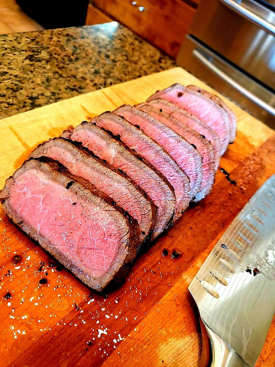 [Homemade] Sous vide London broil r/food