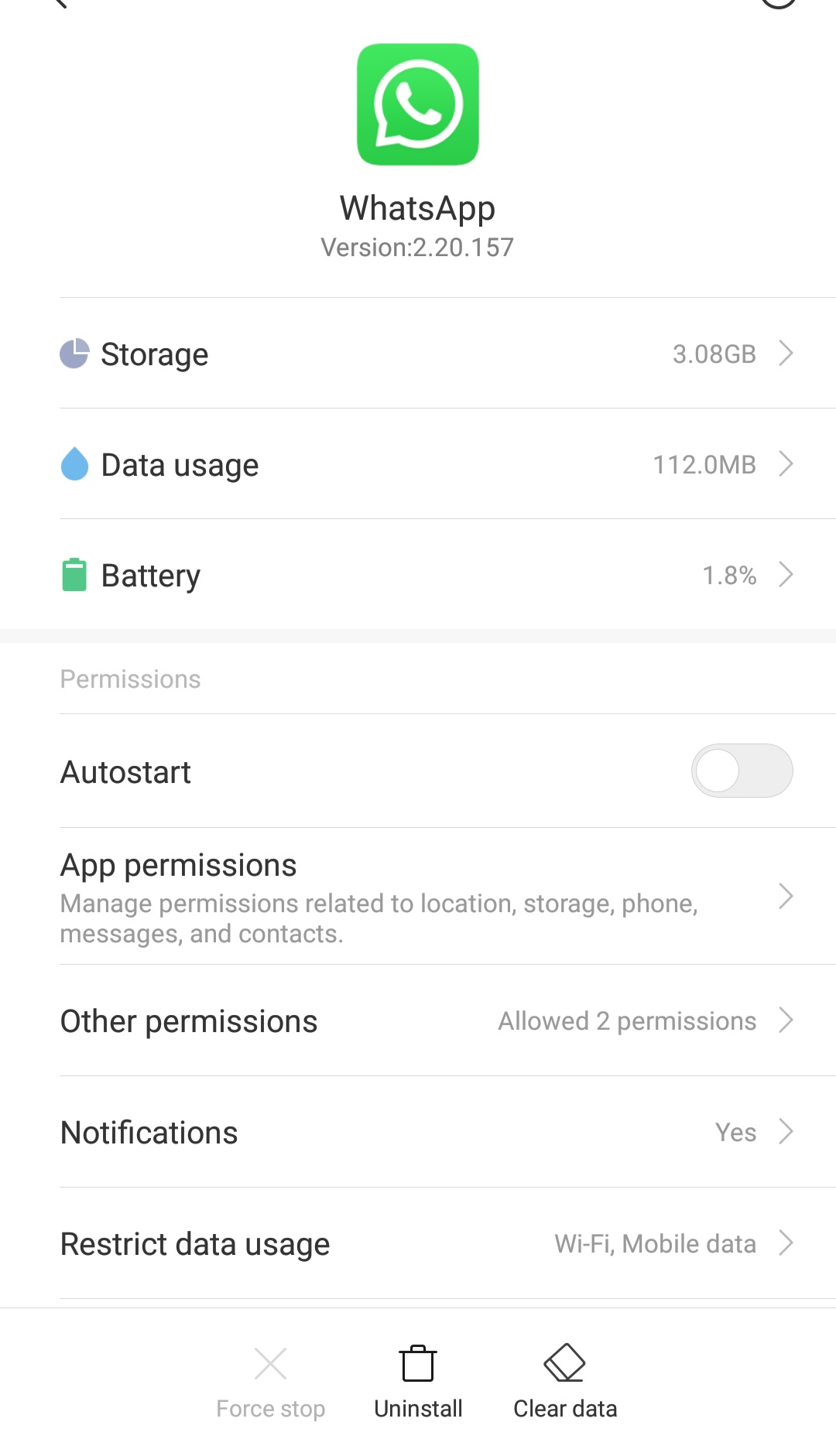 In my android phone my WhatsApp taking too much storage. I cleared cache, there is no backup and