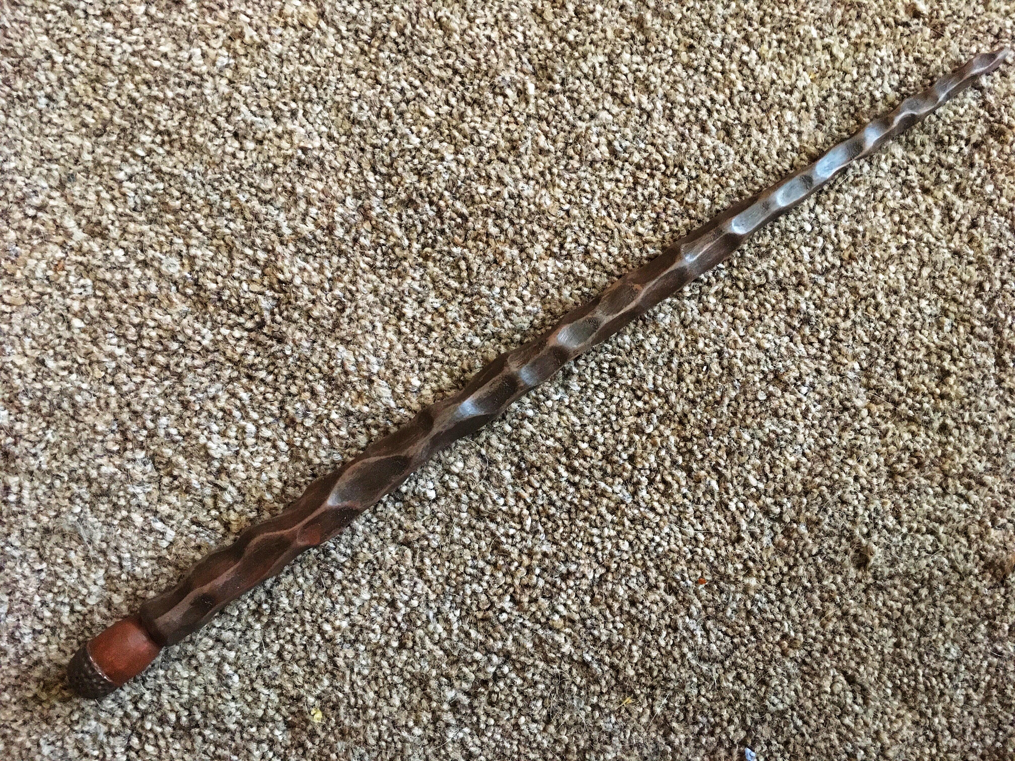Birch wand I made with acorn pommel. r/Wandsmith