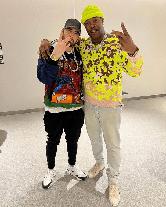 Eminem and Busta Rhymes from last night r/Eminem