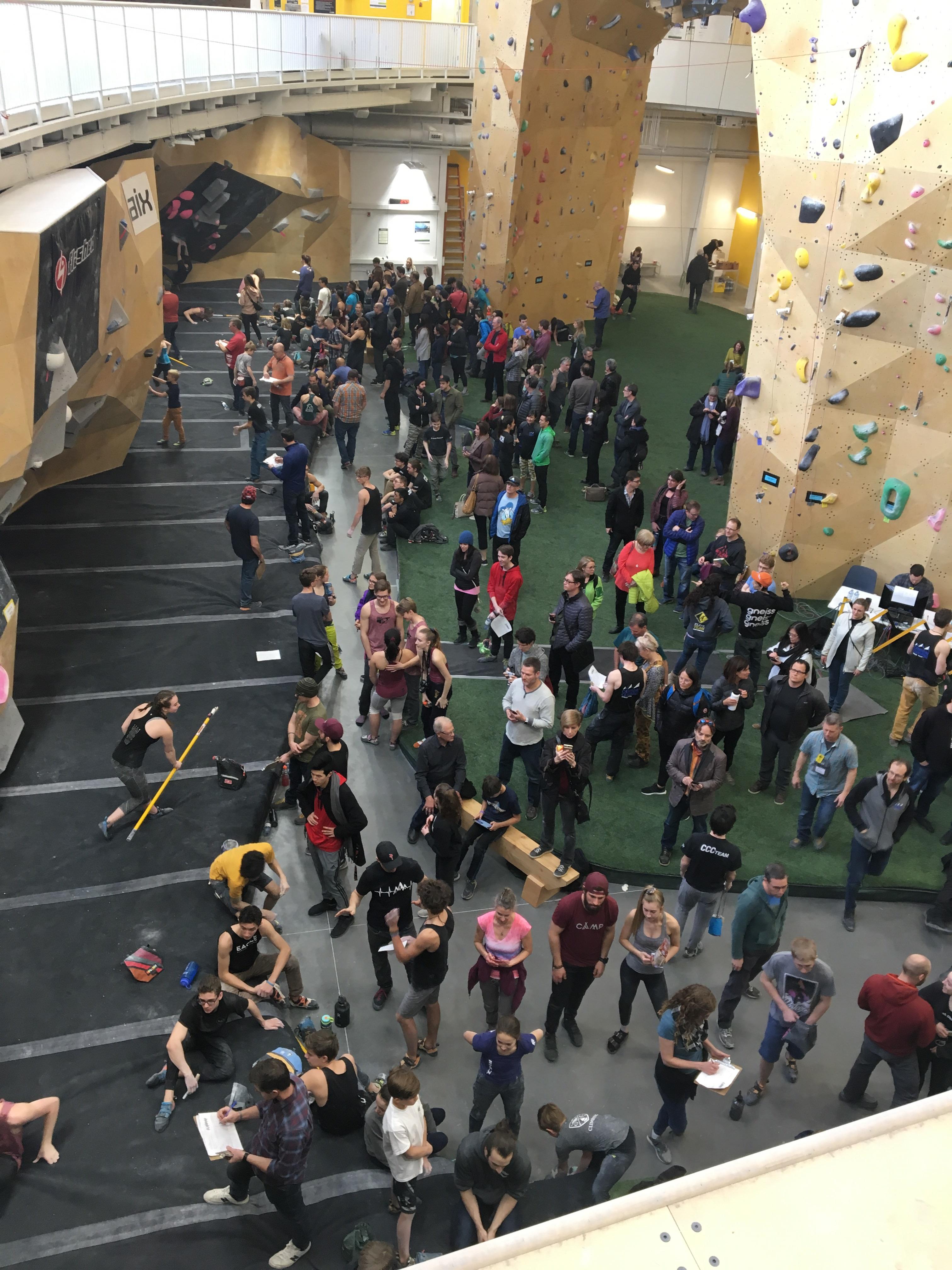 Youth provincial climbing competition (Calgary) r/climbing