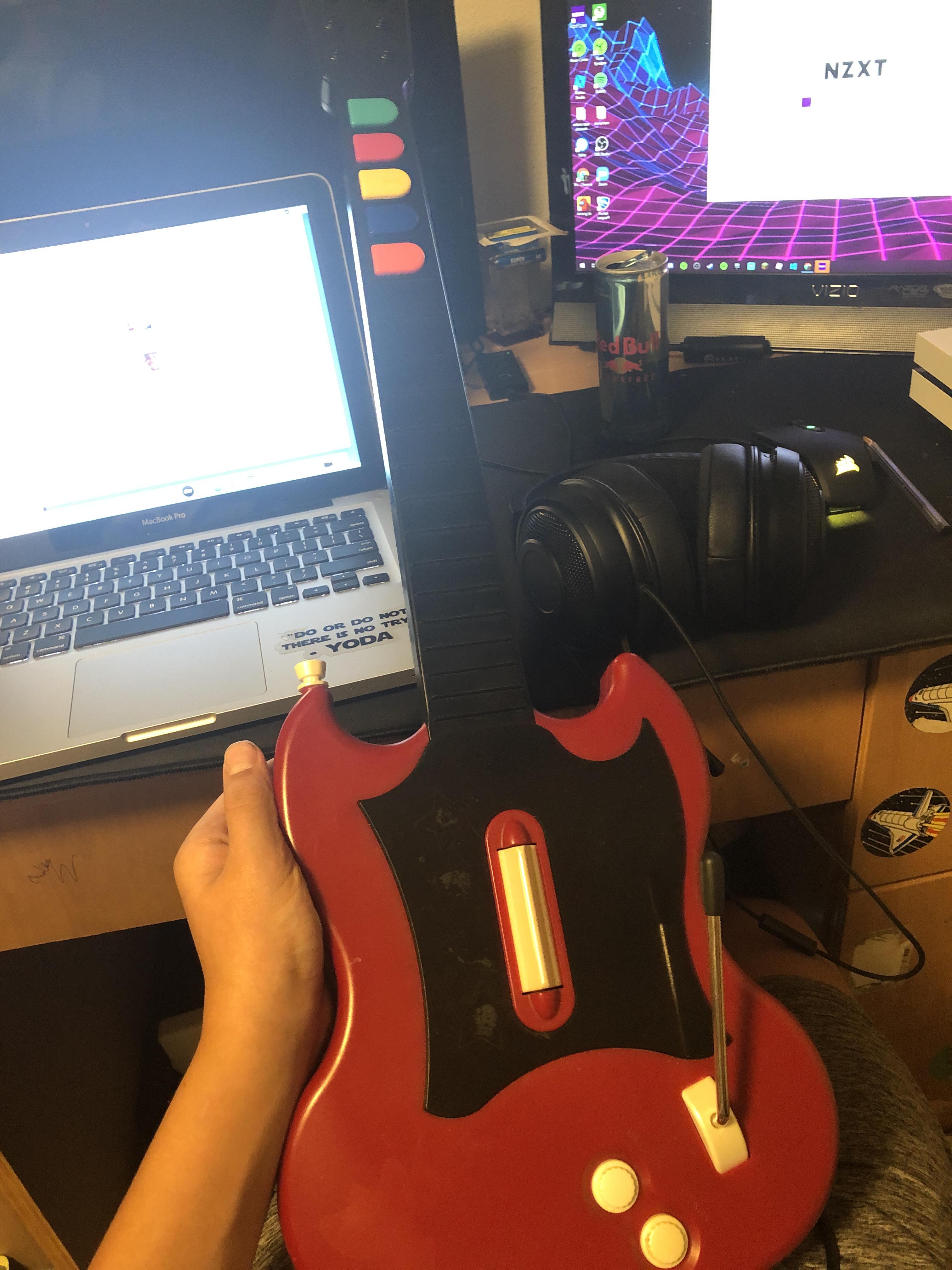 Ok So I Just Found This In My Closet And Was Wondering If Anyone Knew Any Adapters That Would Work For This On Clone Hero. (It's A Ps2 Guitar) : R/ Clonehero