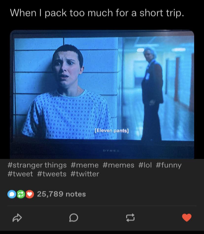 eleven pants r/tumblr