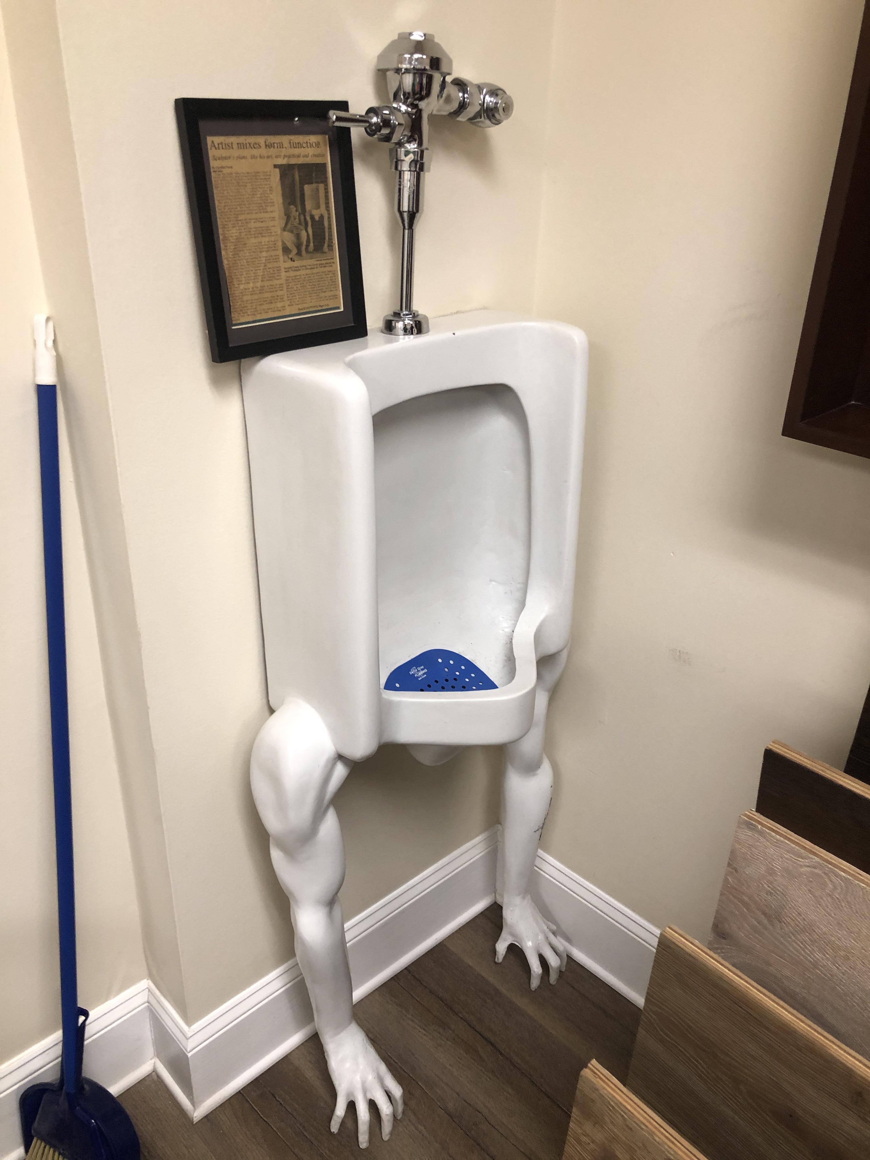 My client’s toilet art piece r/ATBGE