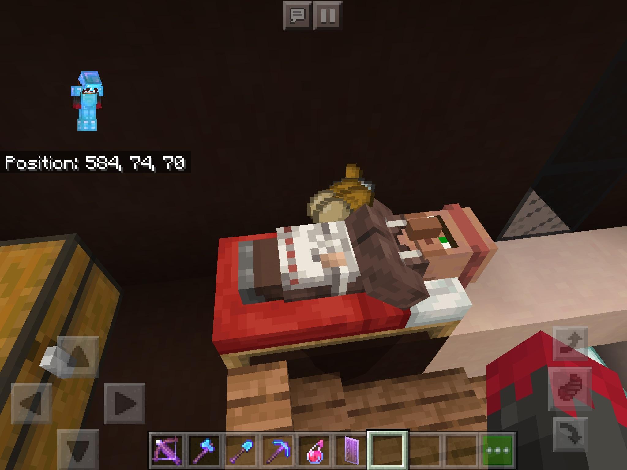 I brought you breakfast in bed. r/Minecraft