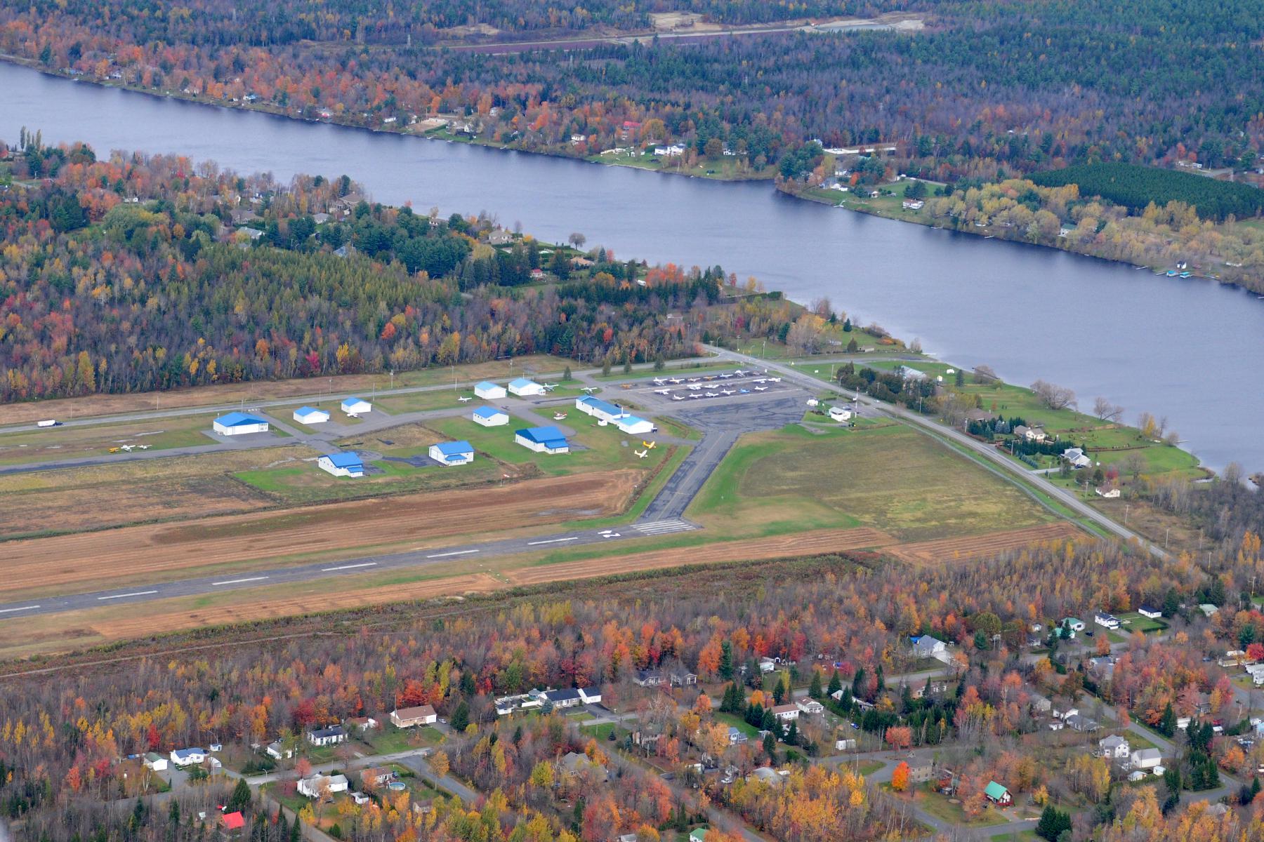 The actual airport in Drummondville, Quebec, my hometown! We also don't