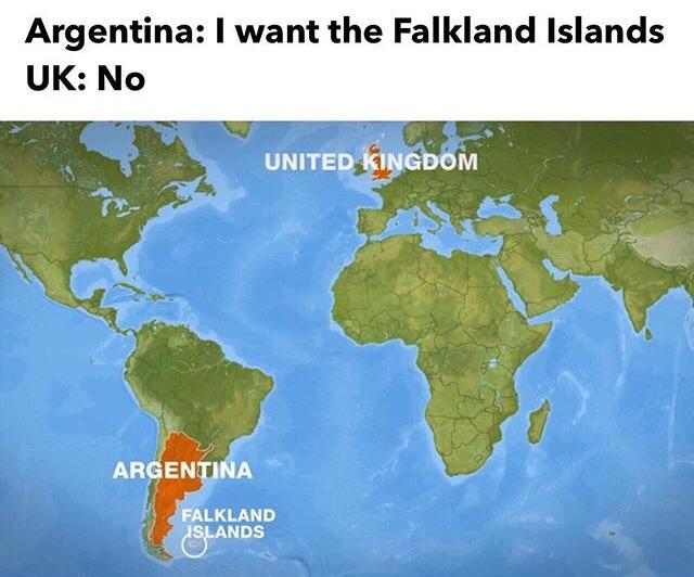 Falkland Islands r/memes