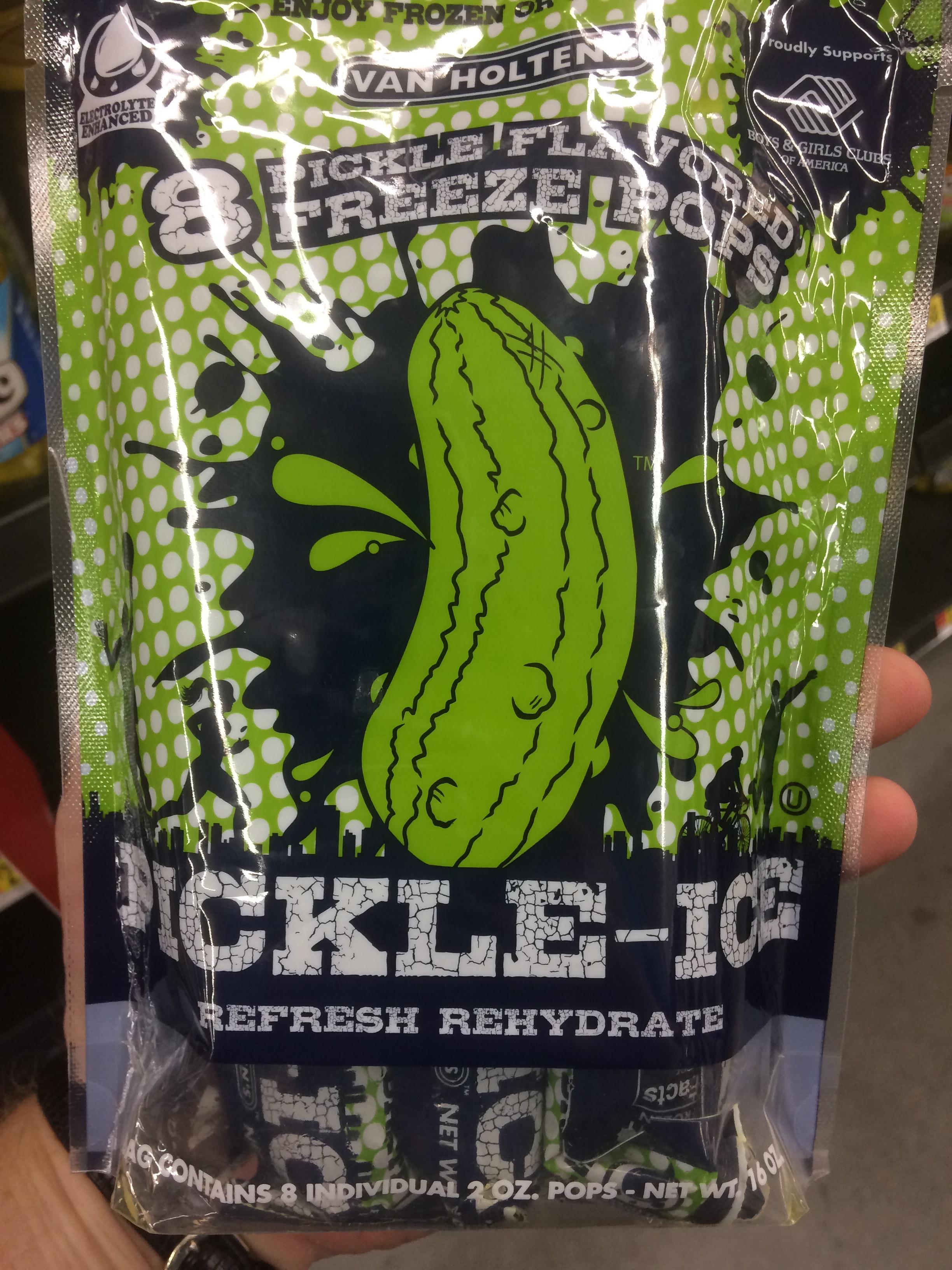 Frozen pickle juice popsicle r/ofcoursethatsathing