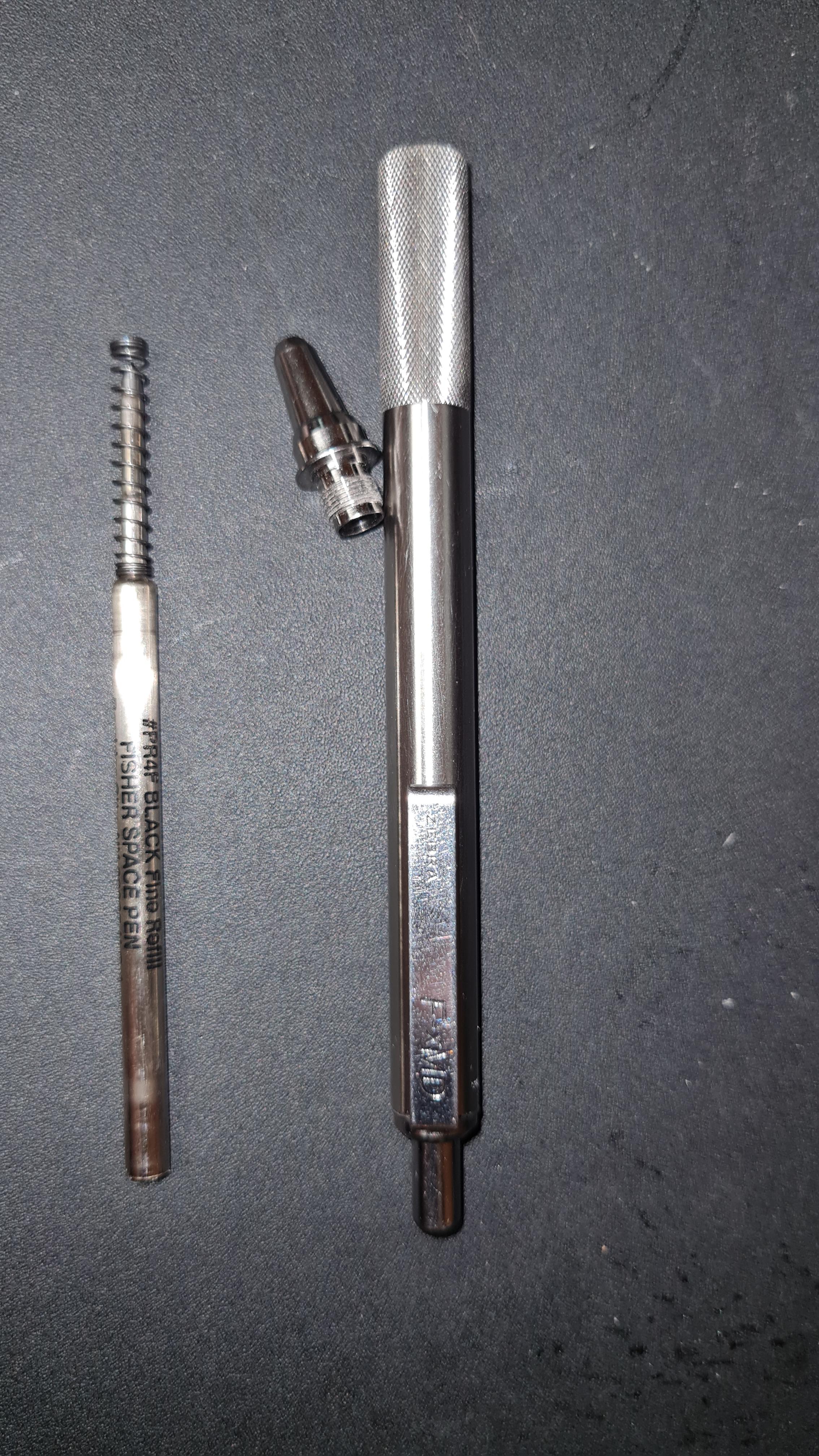 Using a Fisher Space Pen refill (SPR4F) with my Zebra FxMD ) r/pens