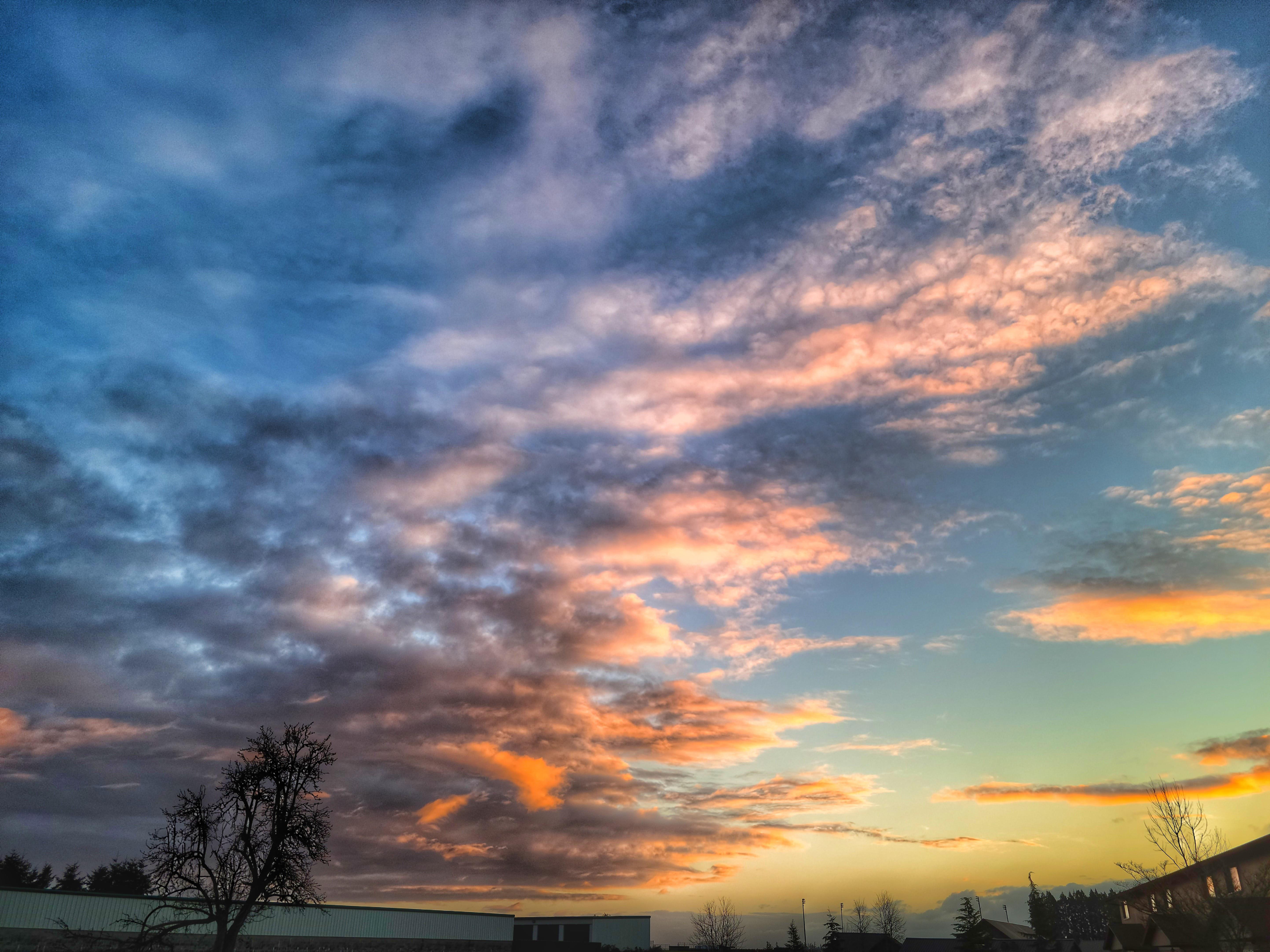 Morning color over Mount Angel, Oregon r/WeatherPorn
