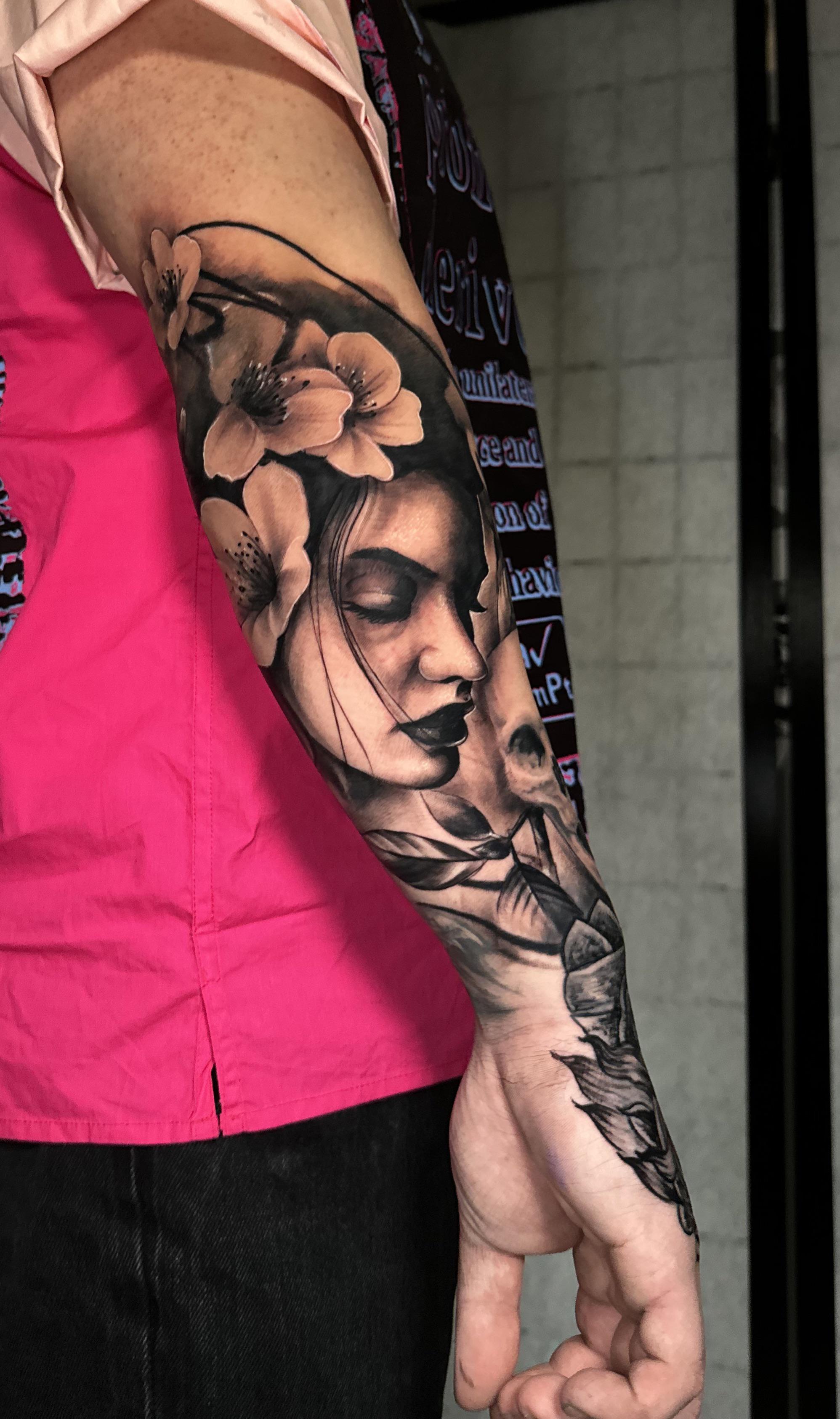 Outside Forearm Tattoo For Men