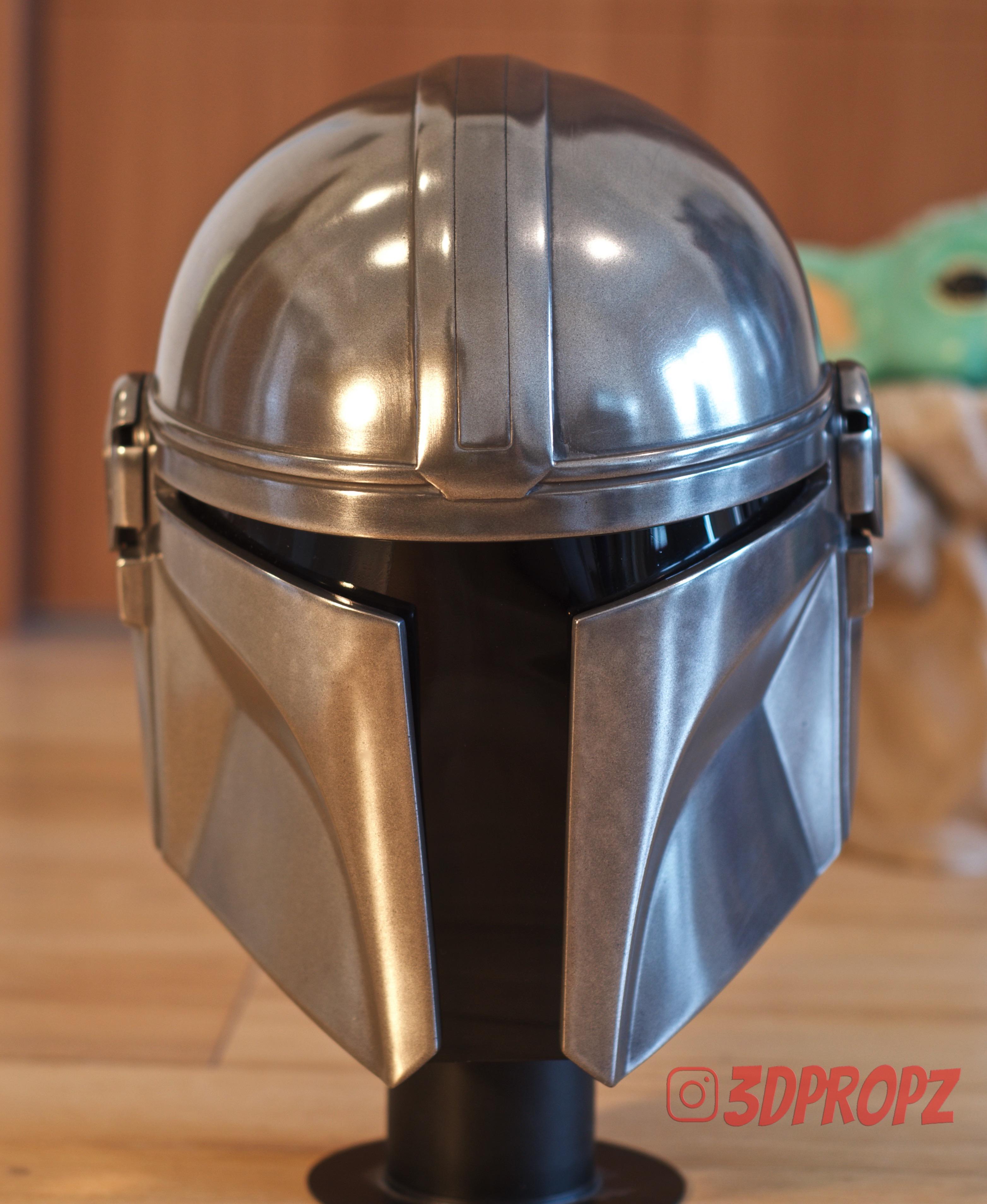 Cold Metal Cast Mandalorian Helmet r/StarWars