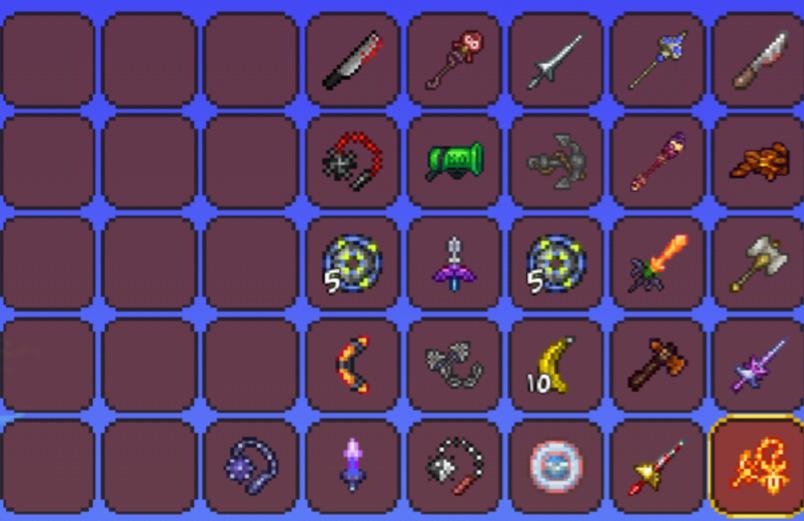 Which of these are "true melee" r/Terraria