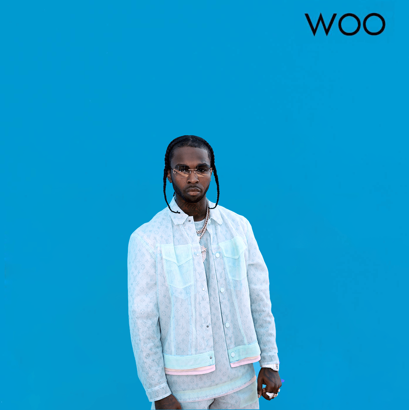 official album cover for shoot for the stars, aim for the moon r/PopSmoke