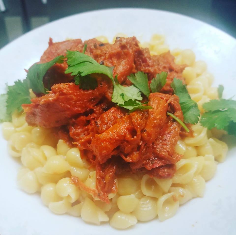 [Homemade] Butter chicken mac and cheese r/food