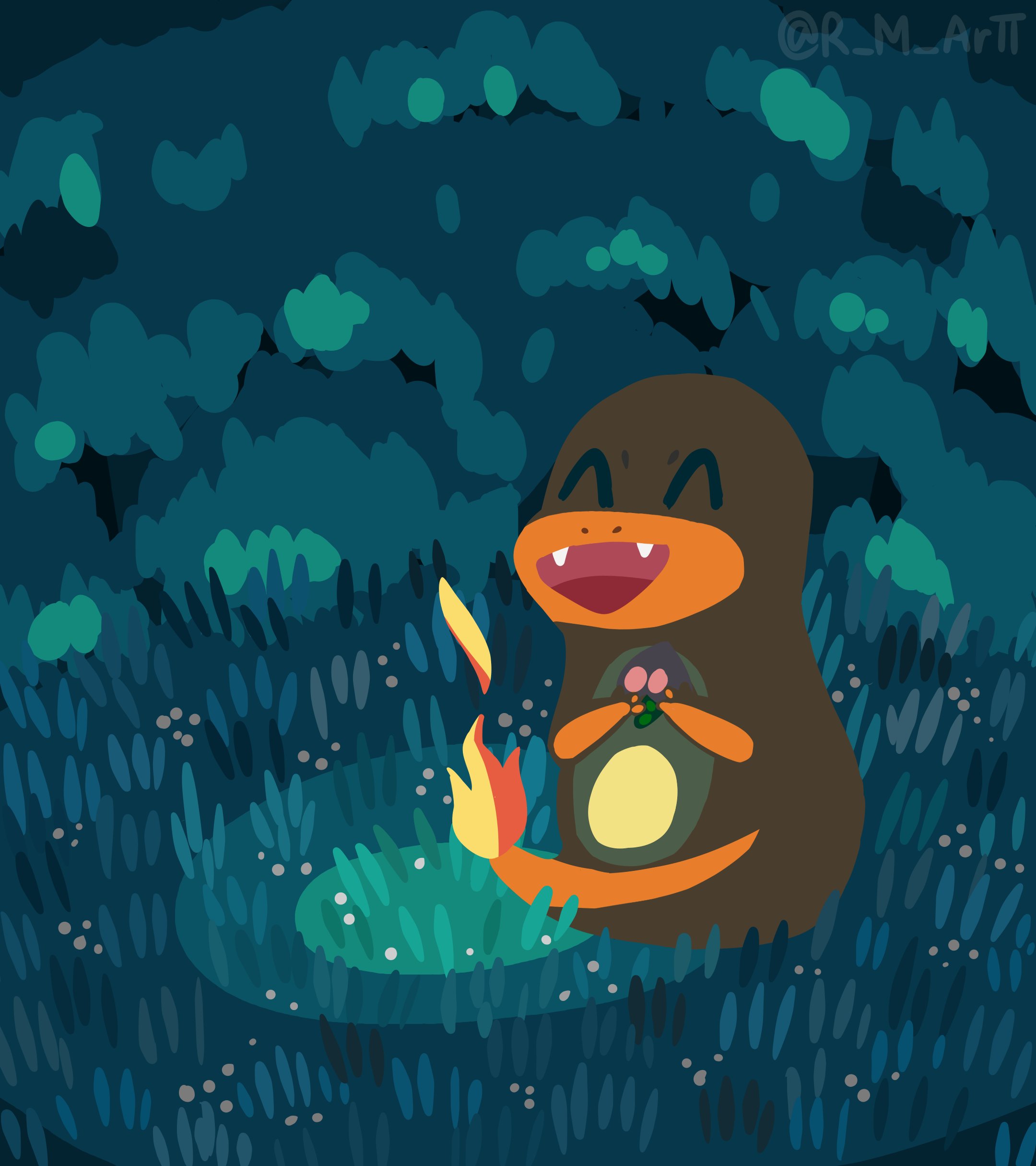 Char char CHARMANDER!!! [OC] r/pokemon