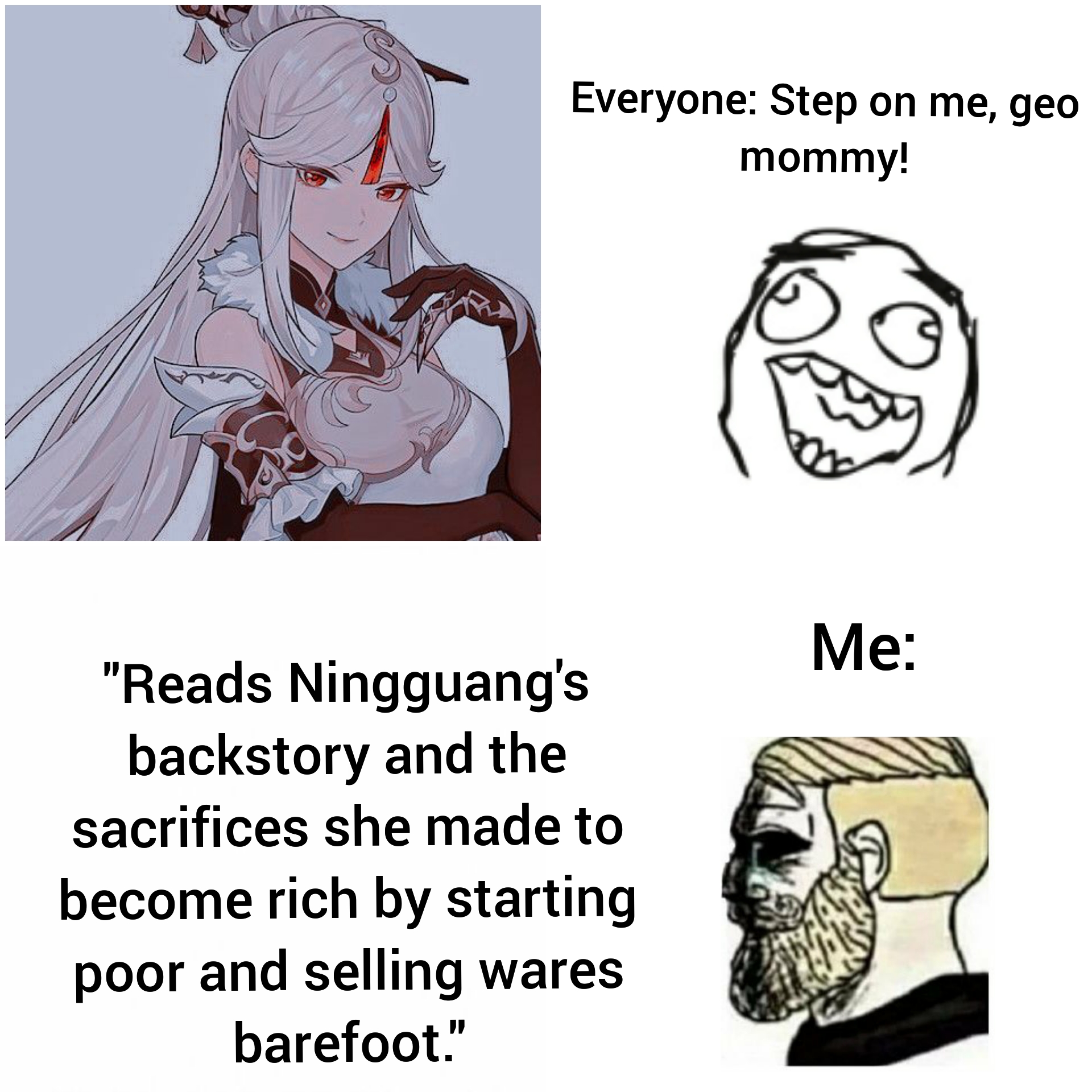 While sad, that also makes me highkey respect her. Genshin_Memepact