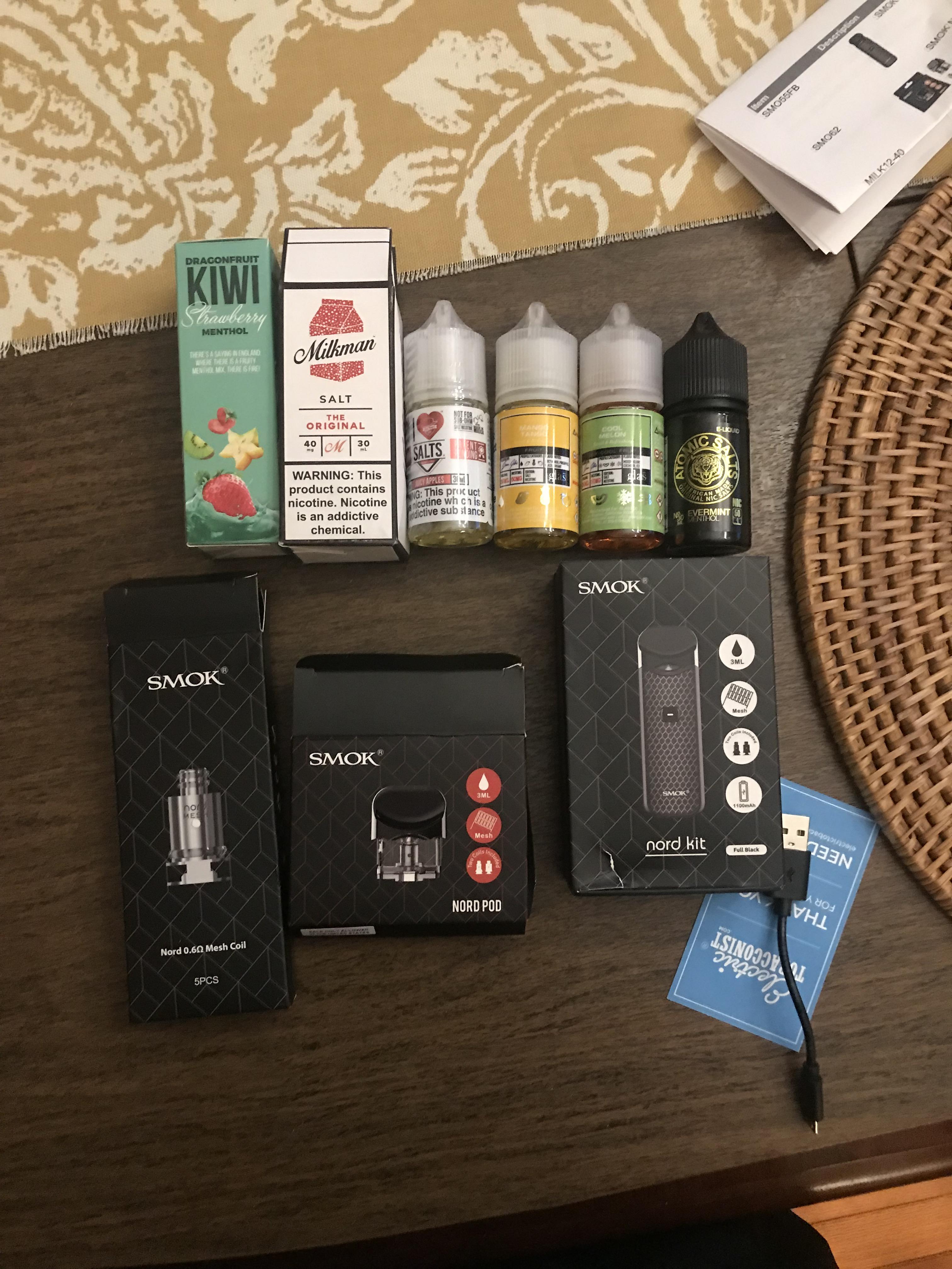 120 total. 70 for juice. Equivalent to 1400 in juul pods. Chucking