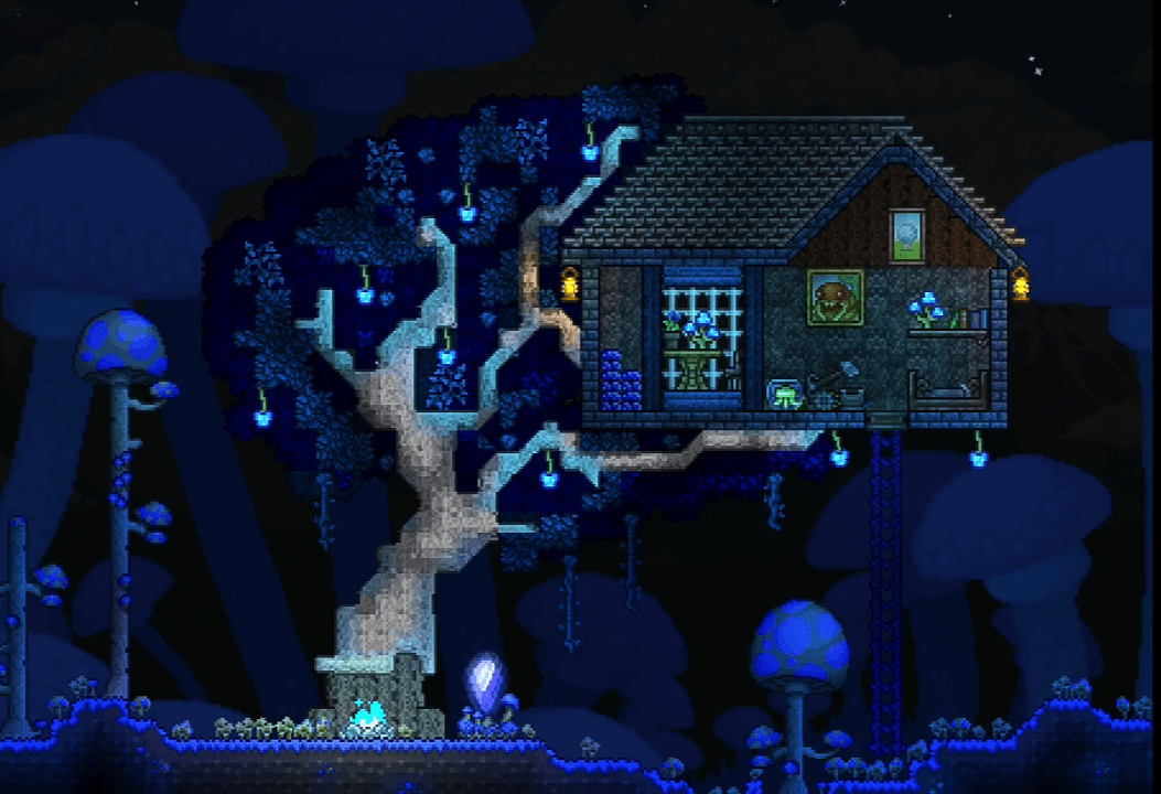 Mushroom Pylon Build 🍄 r/Terraria