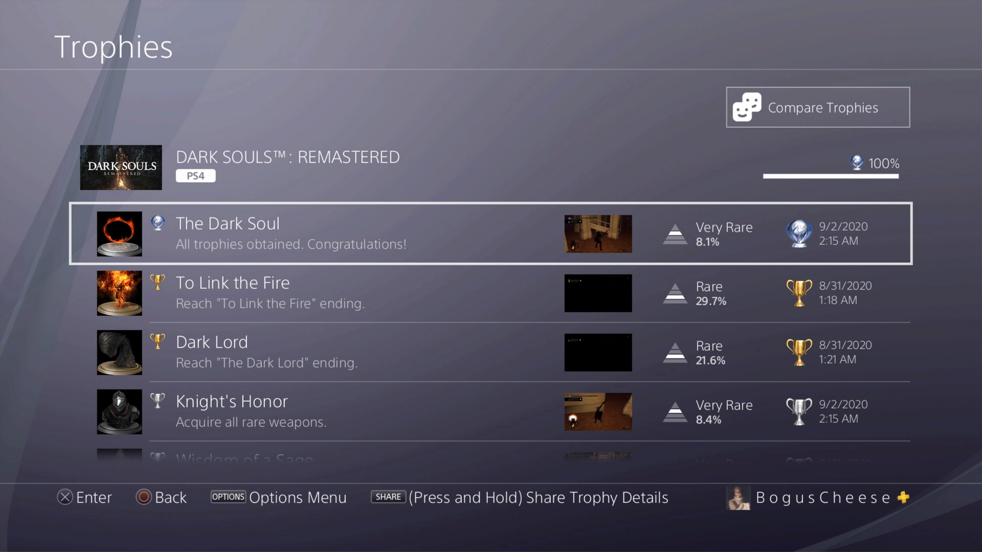 [DARK SOULS REMASTERED] Platinum 50 Trying to platinum all