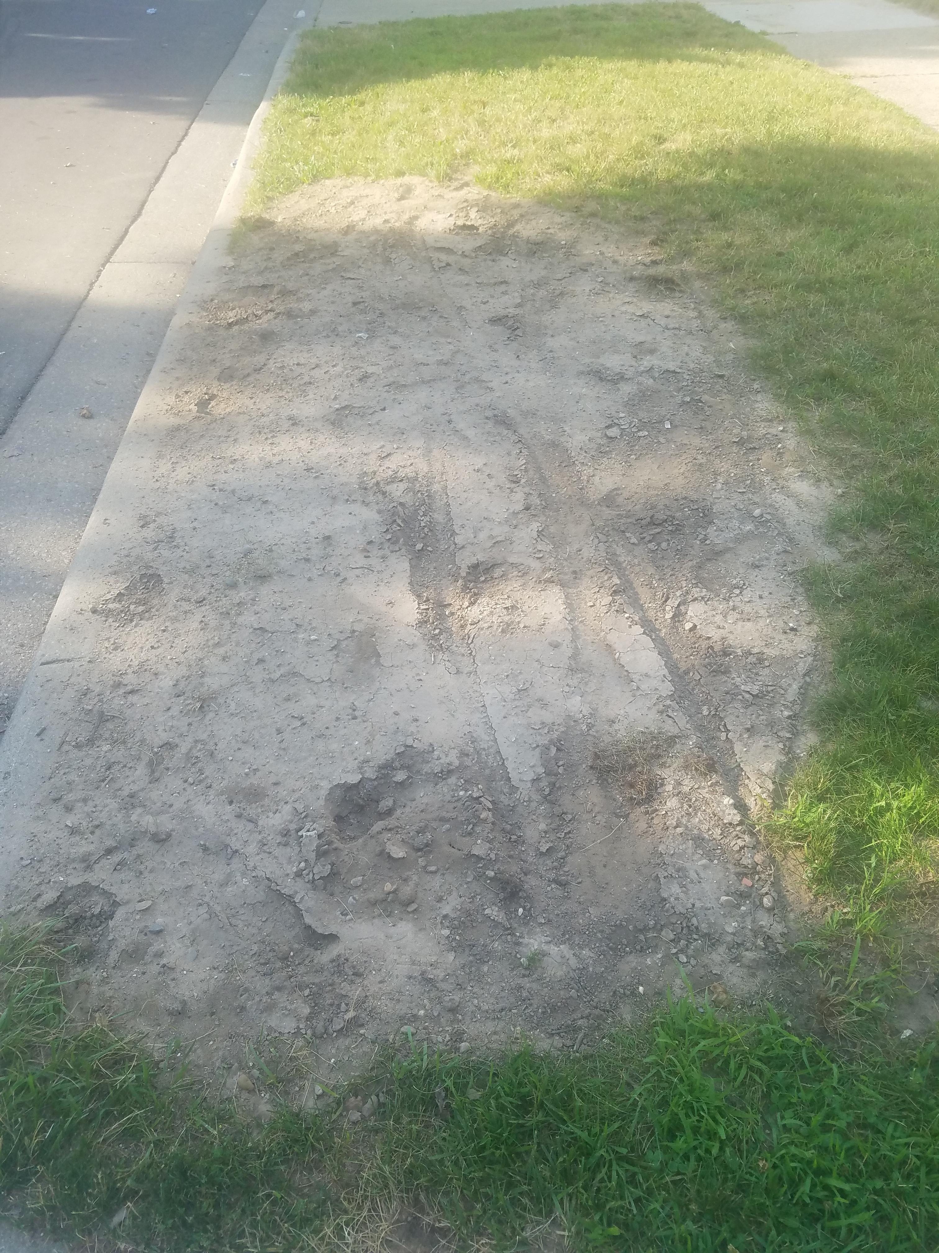 City had to tear up our front lawn to fix a gas leak for the house