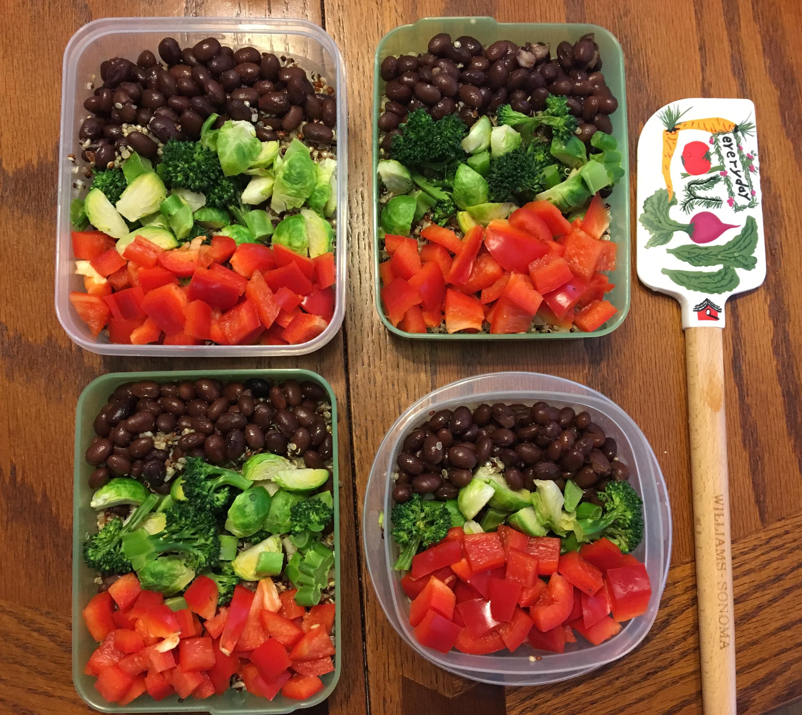 Newbie meal prepper & wannabe vegan here. How’d I do? (Recipe in