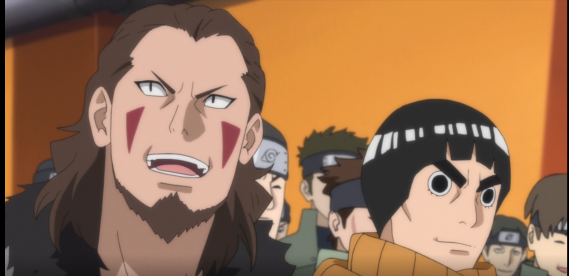 Yo Rock lee looks so cursed here lol Boruto