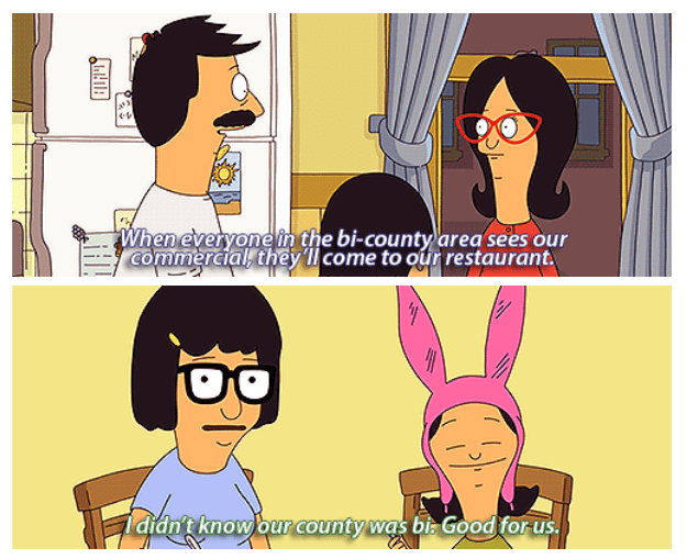Bob's Burgers Bi Joke r/bisexual