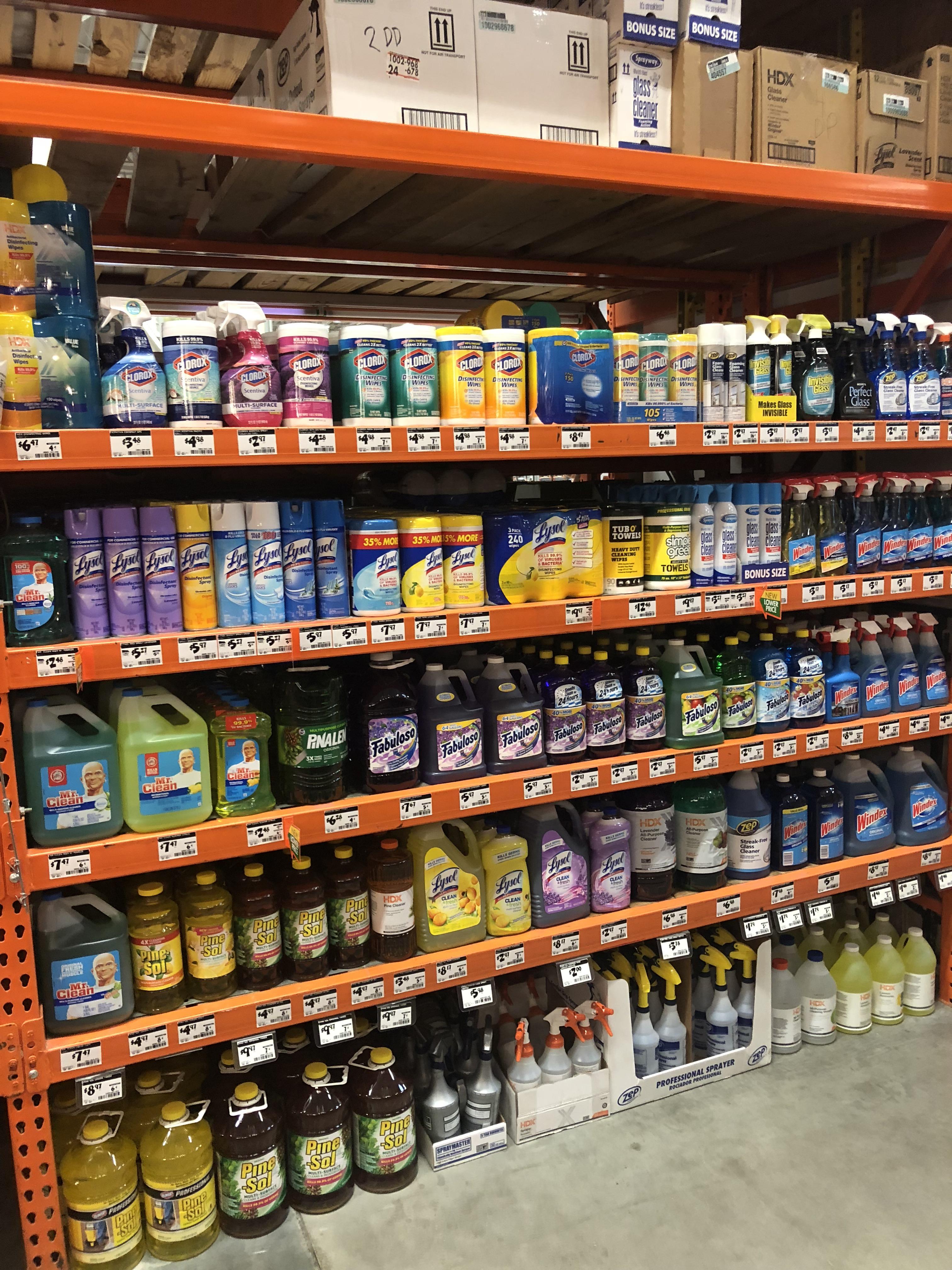 Am I late to the party? Fully stocked cleaning isle. Bay 1 r/HomeDepot