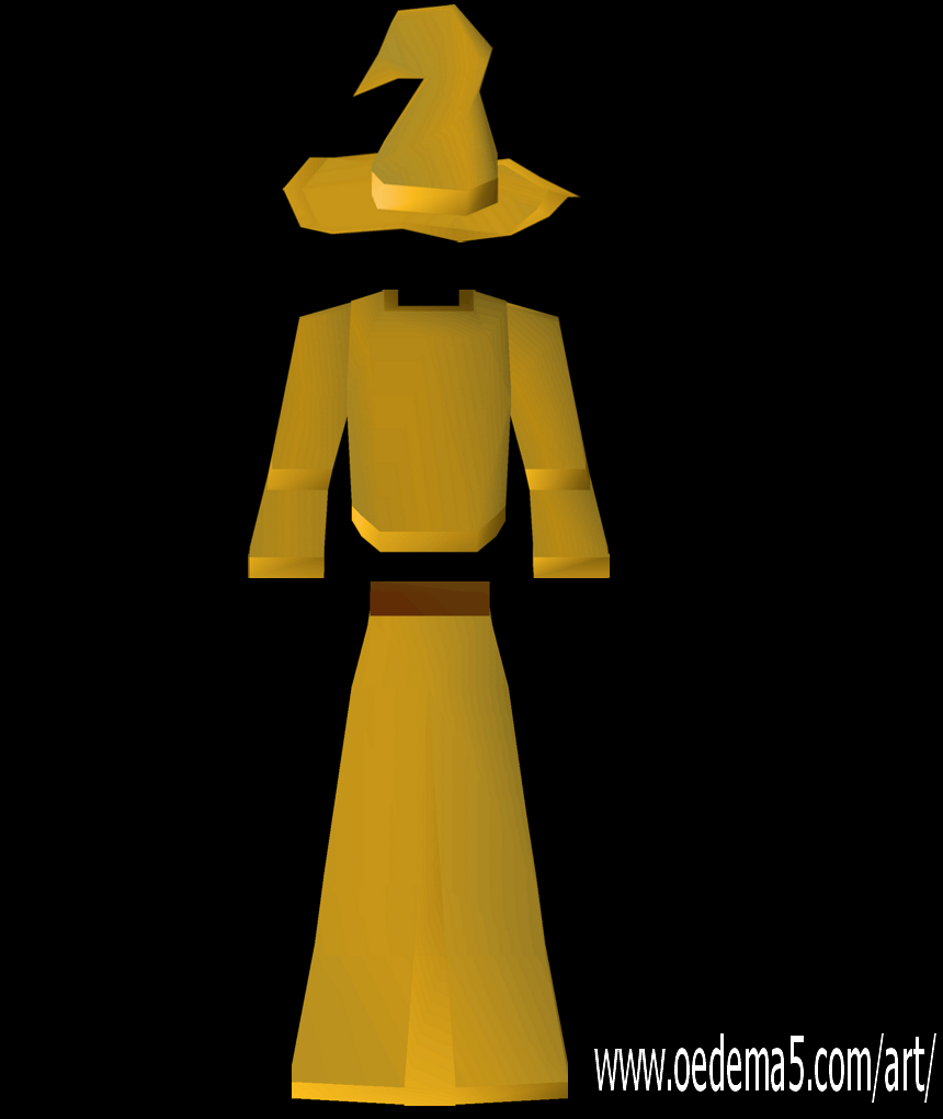 Gilded Wizard Robes r/2007scape
