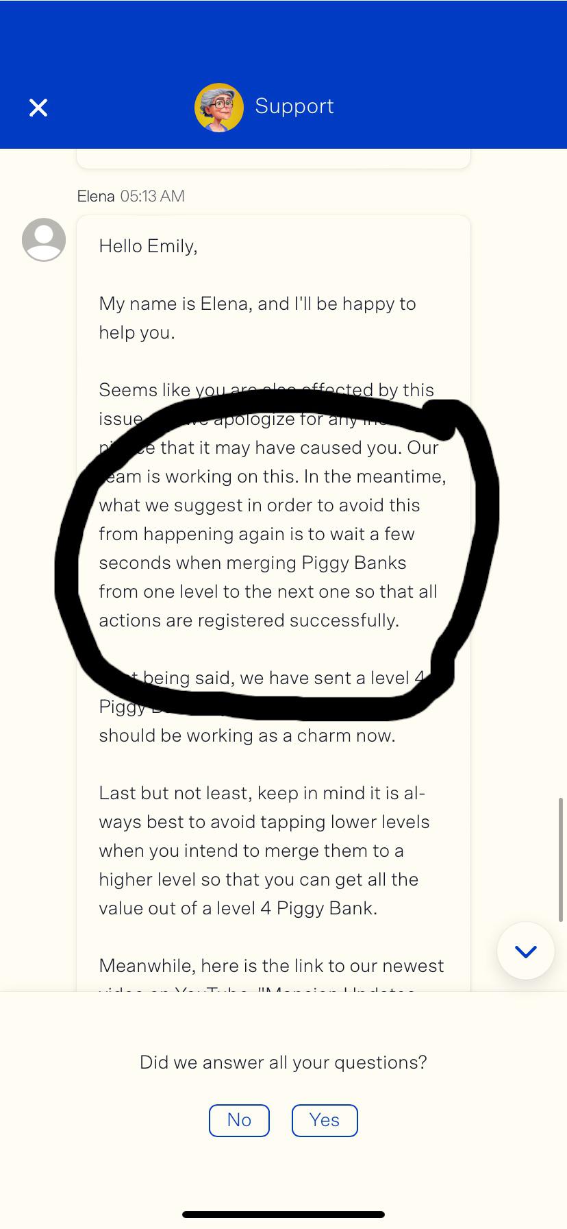 What does this even mean? I get a piggy bank, merge it, and put it in