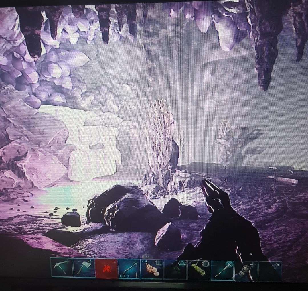 Where are the rock texture with stalker artifact? That isn't normal