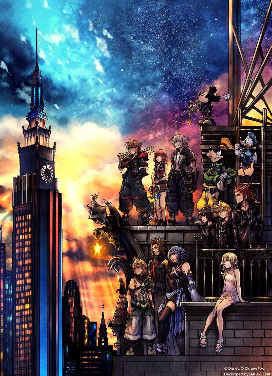 Kingdom Hearts 3 official cover revealed; art by Tetsuya Nomura r/gaming