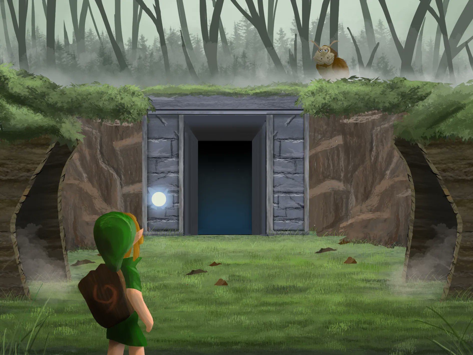[OC] [OOT] A concepty lost woods r/zelda