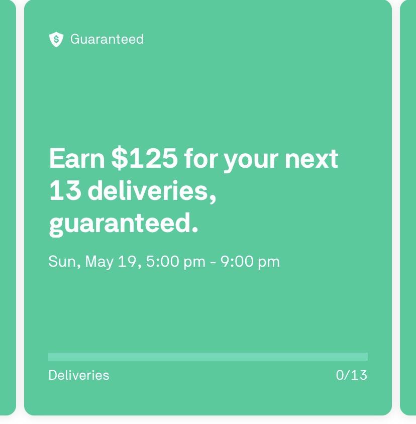 F U POSTMATES!! First it was 11 deliveries to hit the guaranteed .. and then they changed it to