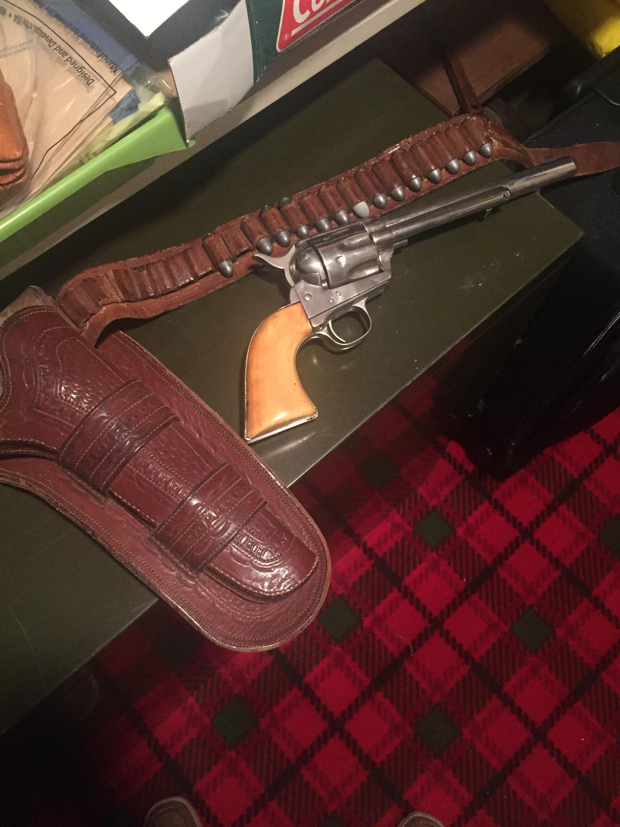 Colt .45 (and belt) owned by my grandfather r/guns