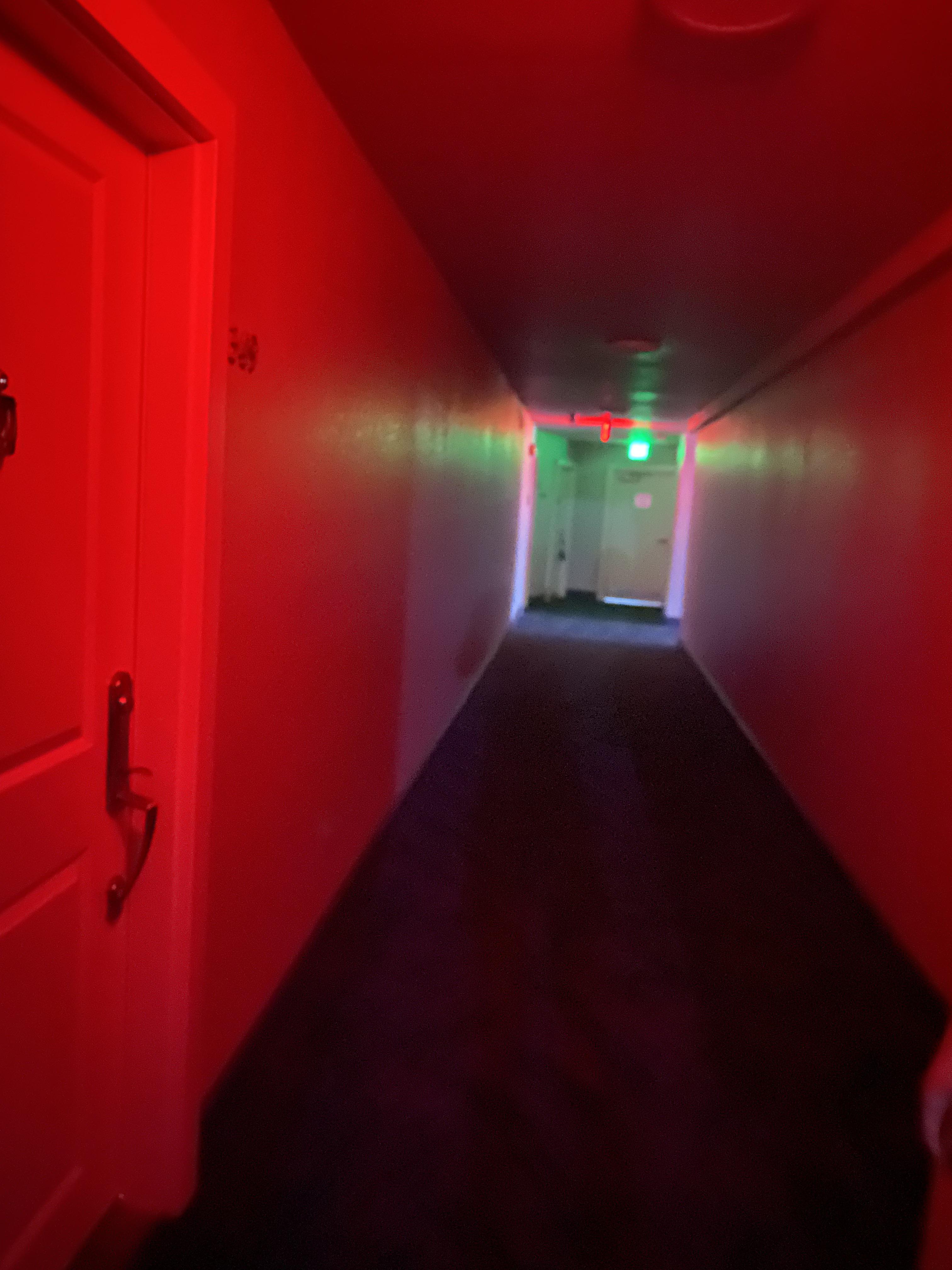 Power Went Out In My Apartment Complex This Is What The Hallway Looked Like oddlyterrifying