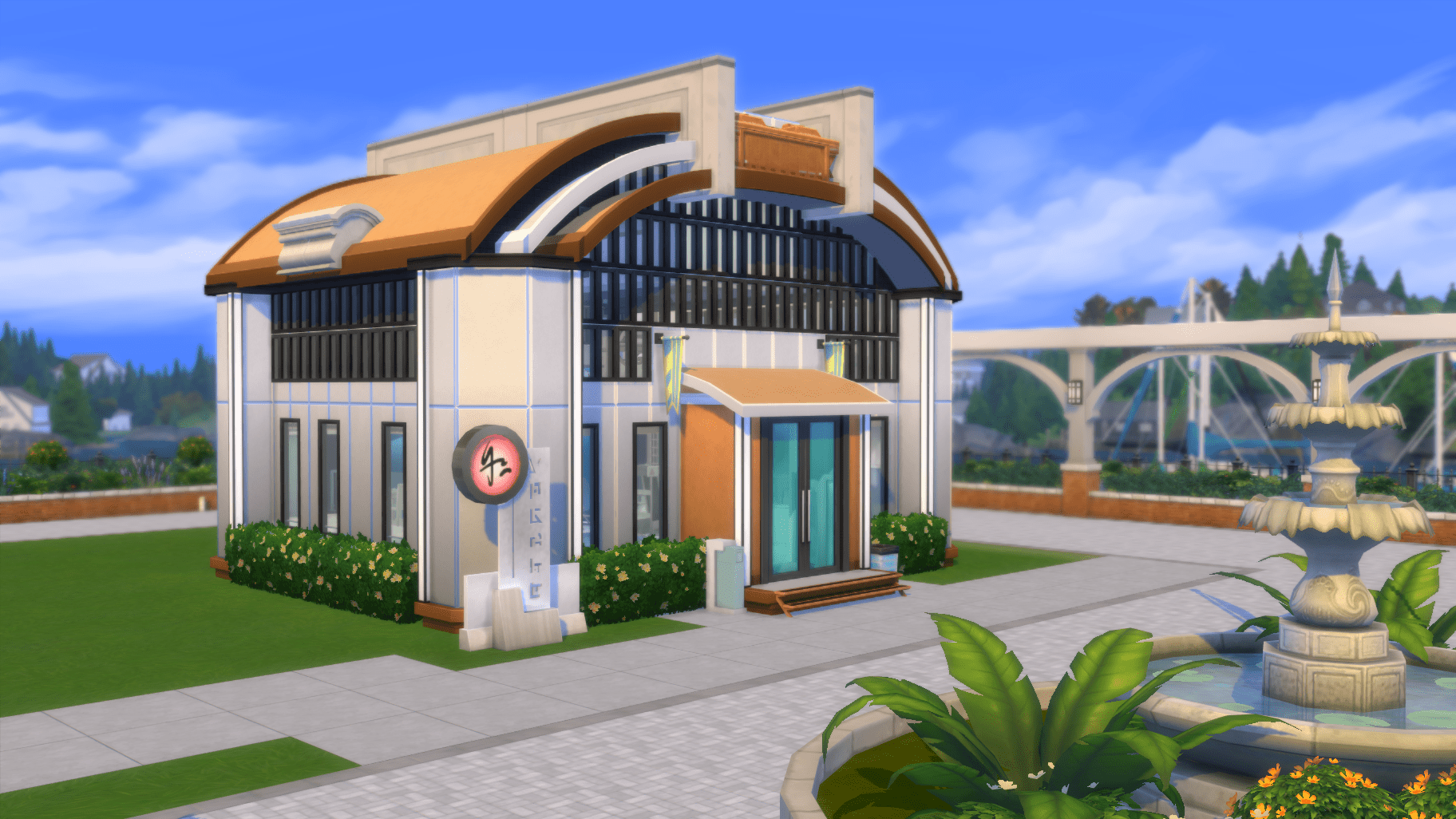 My latest project, a Pokémon Gym! r/TheSimsBuilding