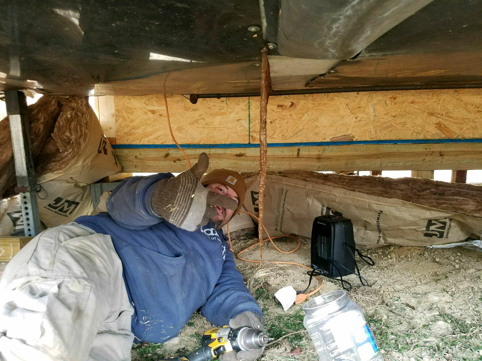 POOP Cycle underneath a camper r/funny