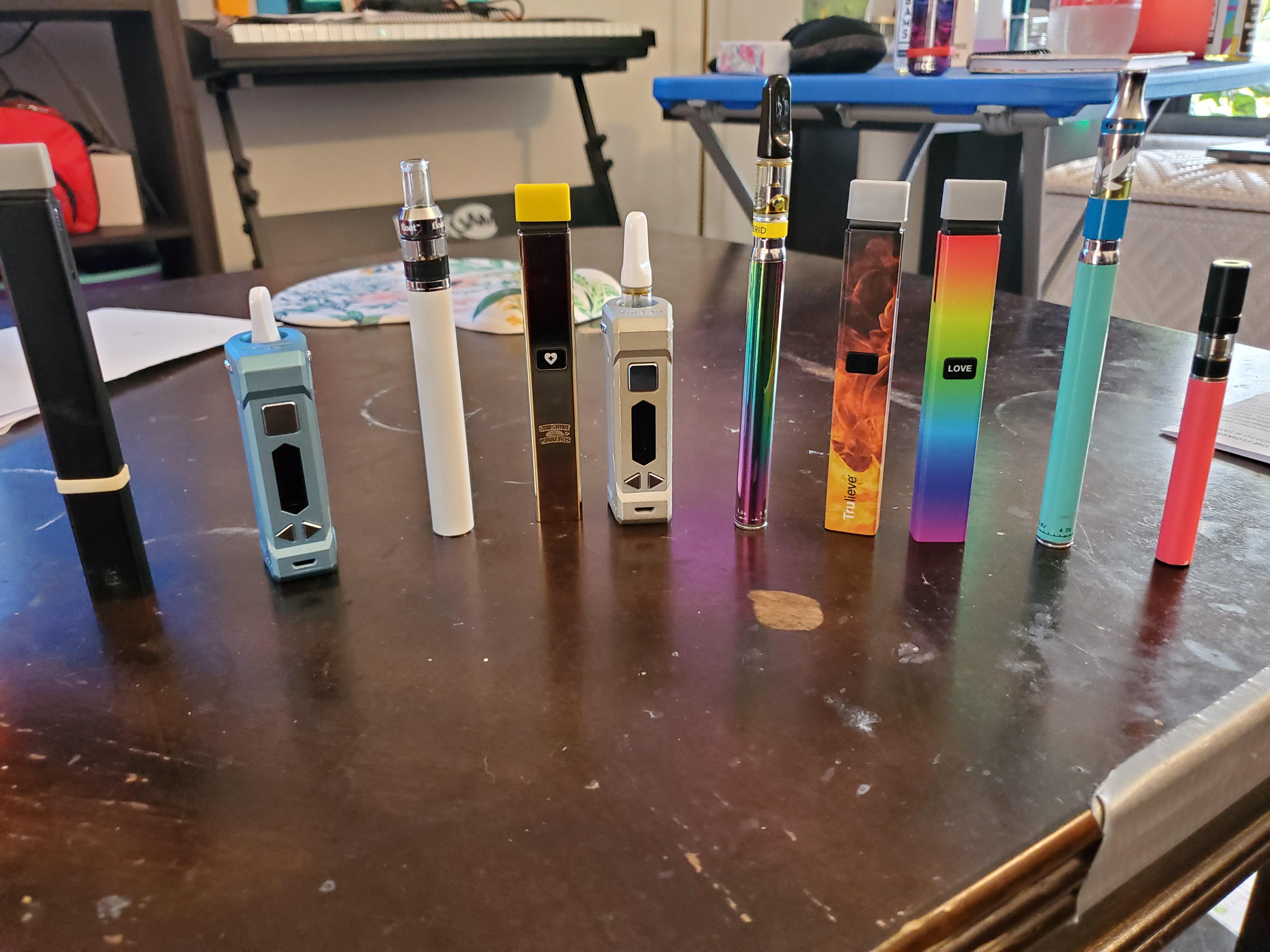 I was doing some organizing and wanted to see how many vapes I have
