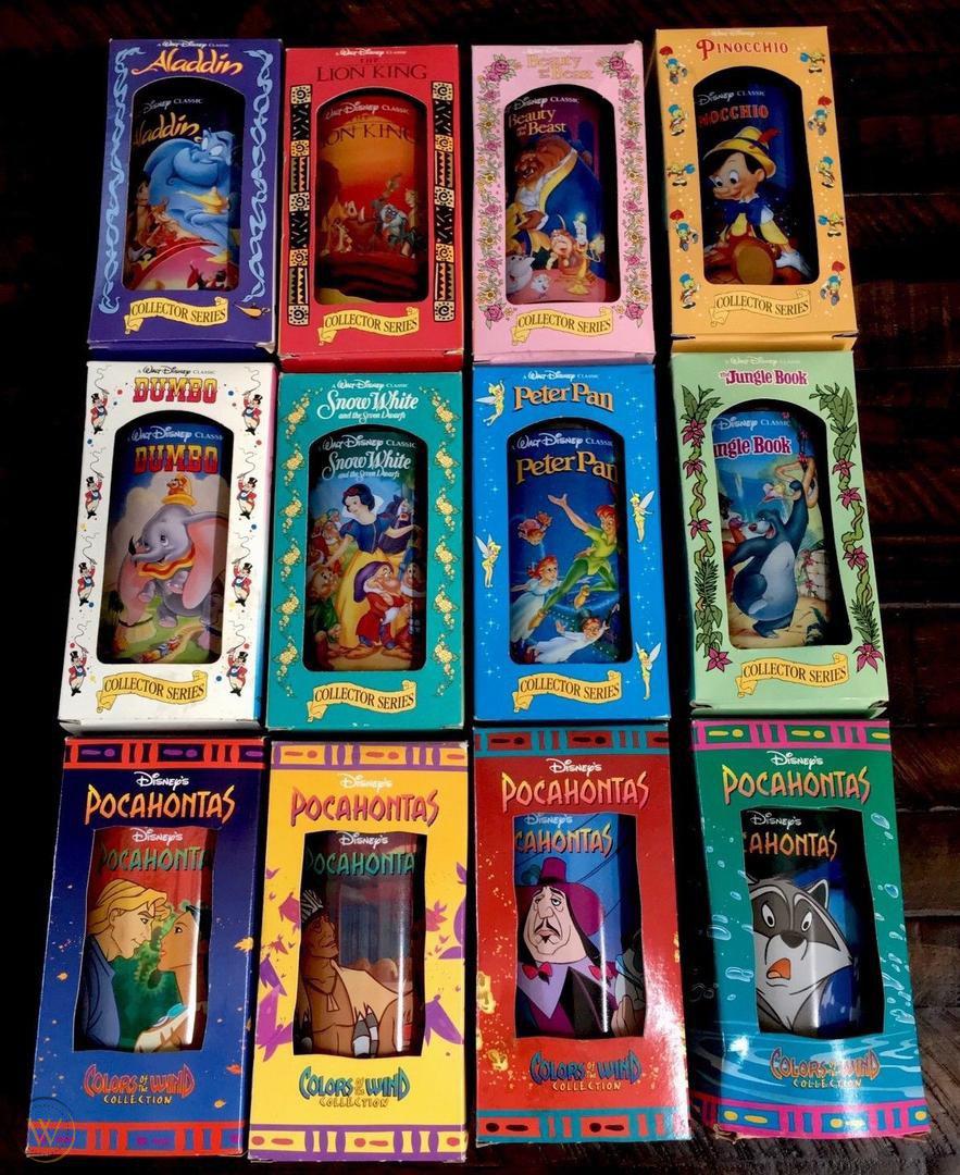 Burger King Disney Cups 90s