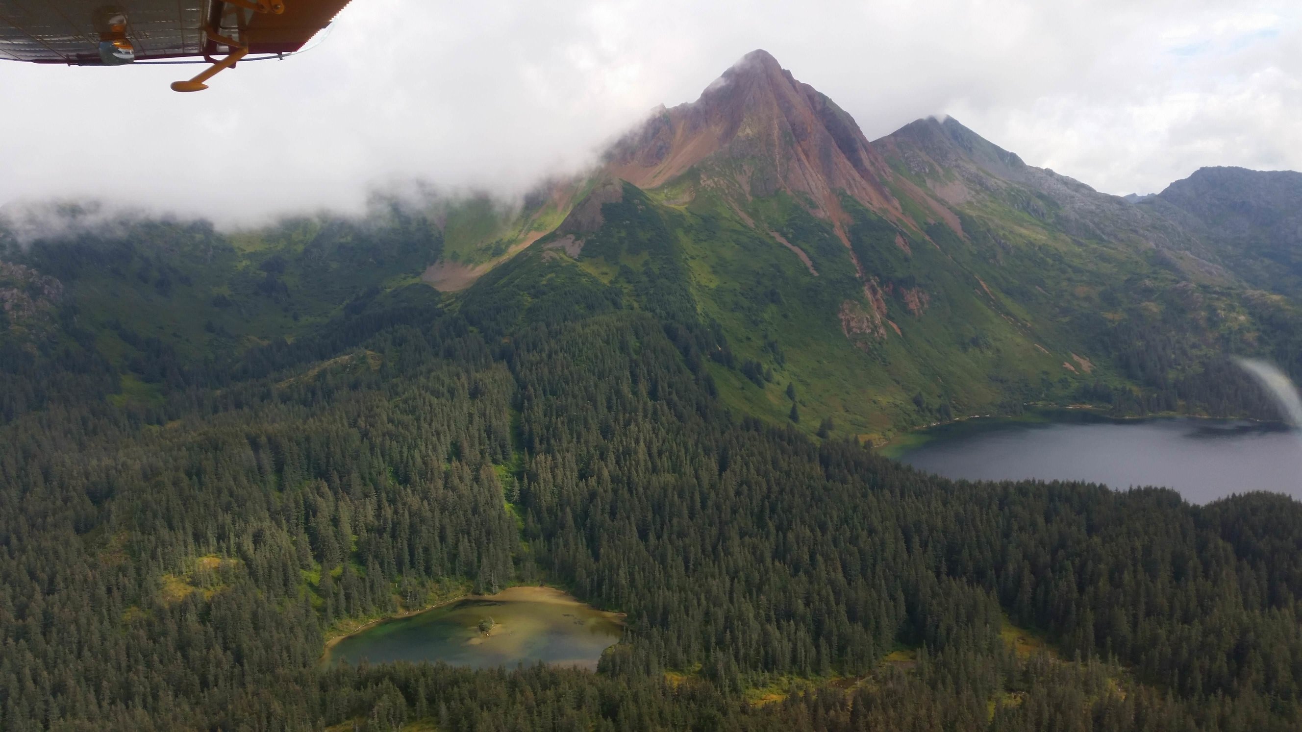 Flying over Afognak Island, Alaska [OC][2656 x 1494] r/AerialPorn